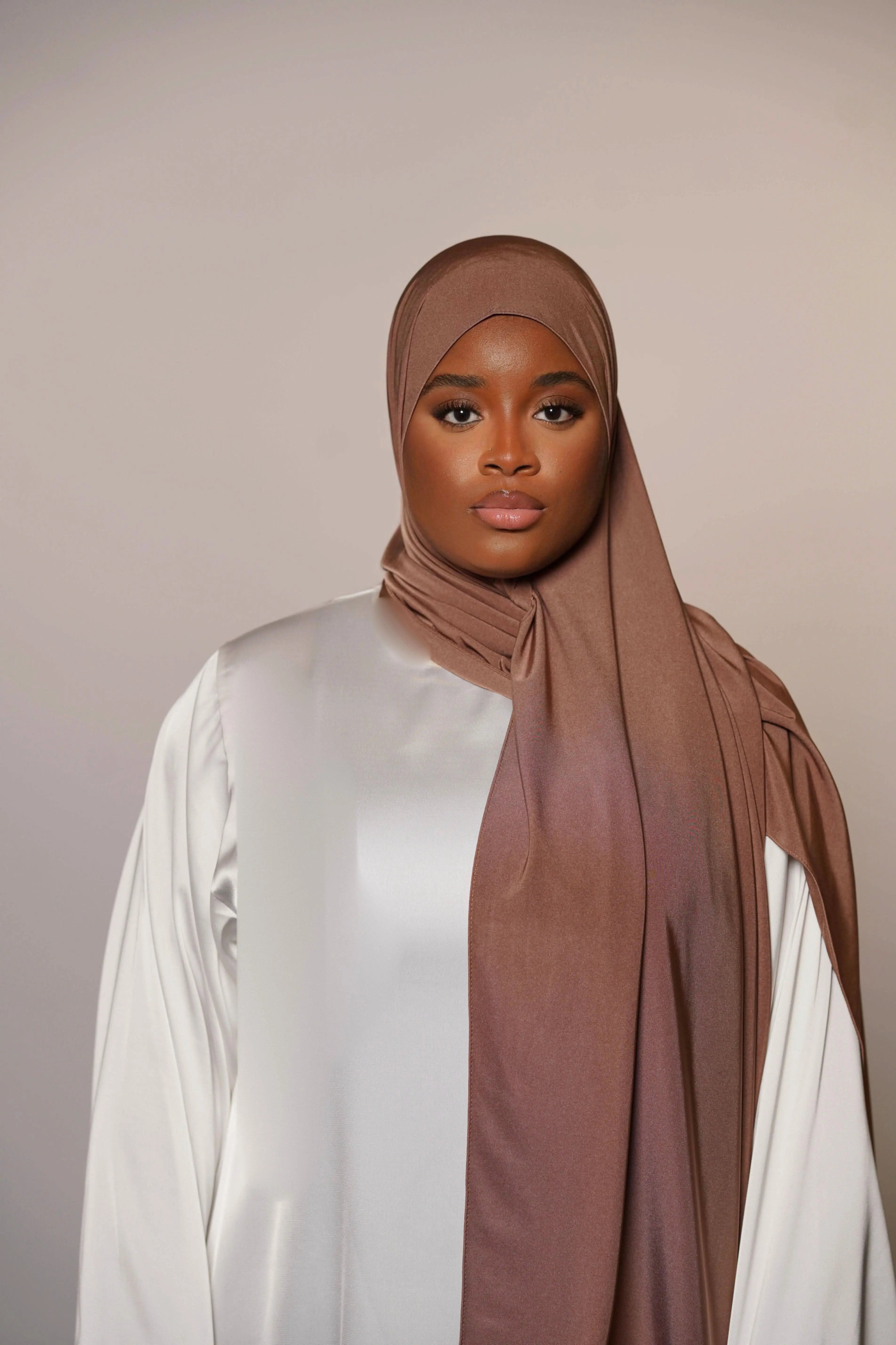 Satin Premium Jersey - burnt sugar - Losyana.Shop