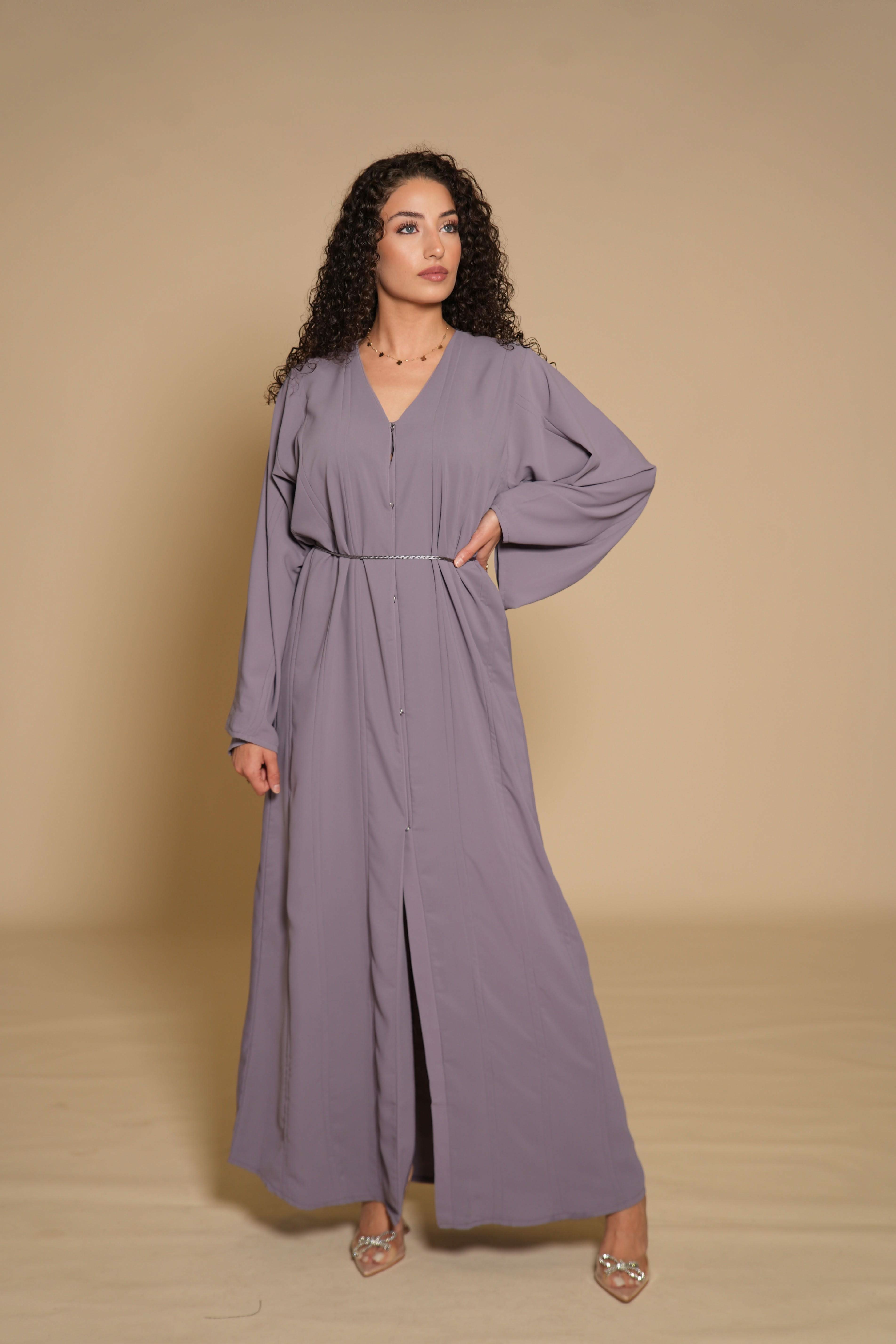 Abaya/Kimono - lavendel - Losyana.Shop