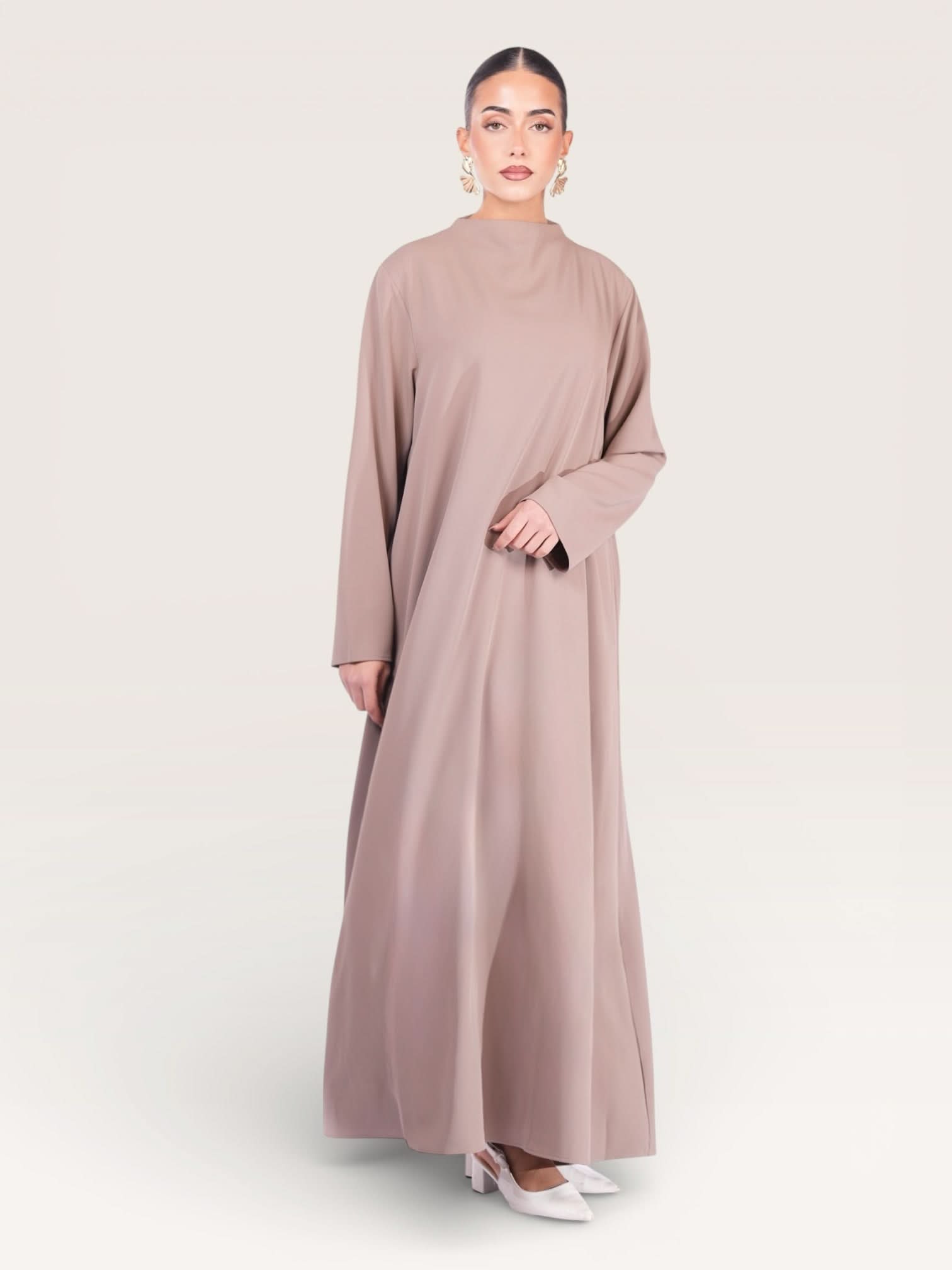 kimono abaya - stone