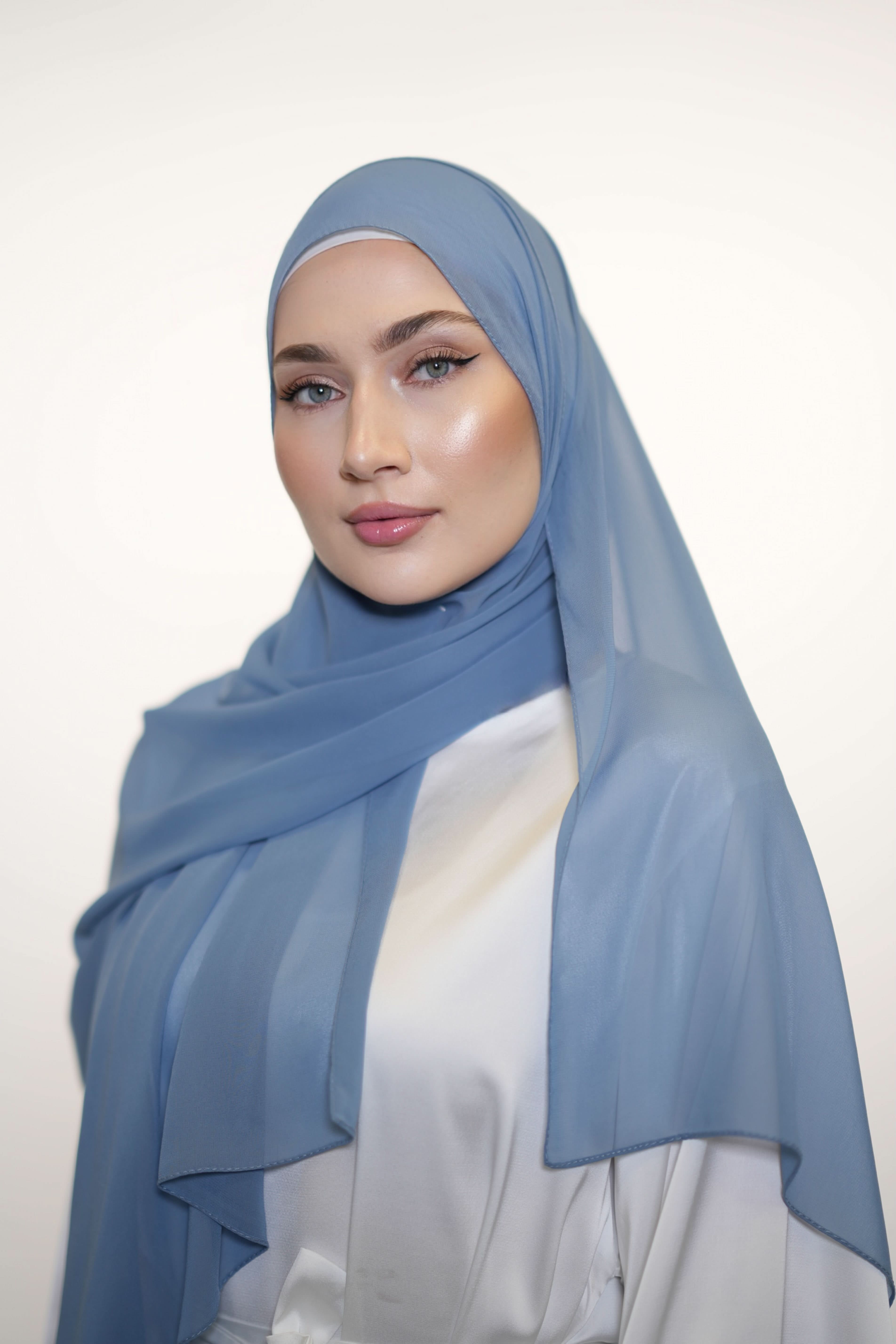 Chiffon - Mediterranean blue - Losyana.Shop