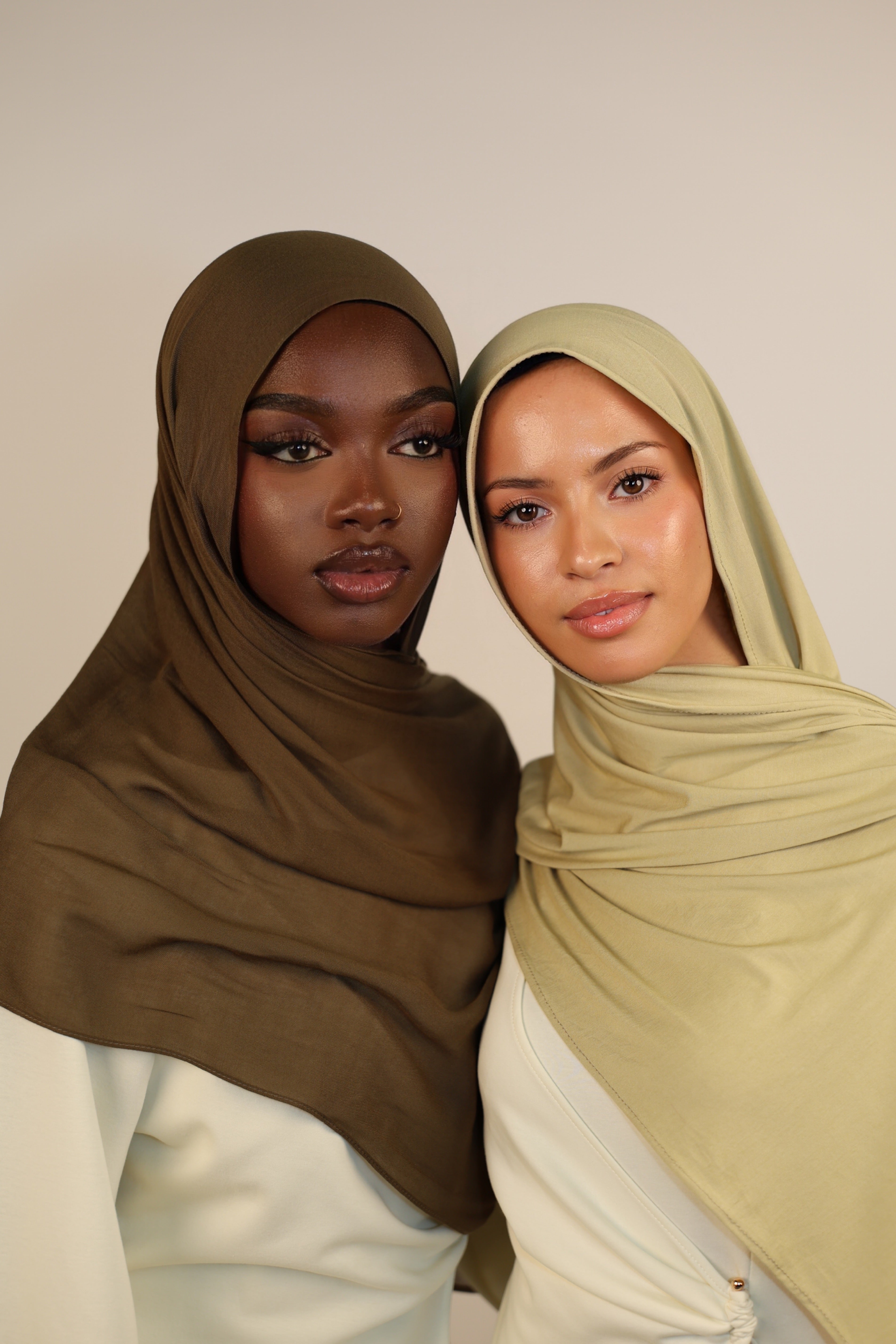 Lightweight Modal Hijab - Army Green