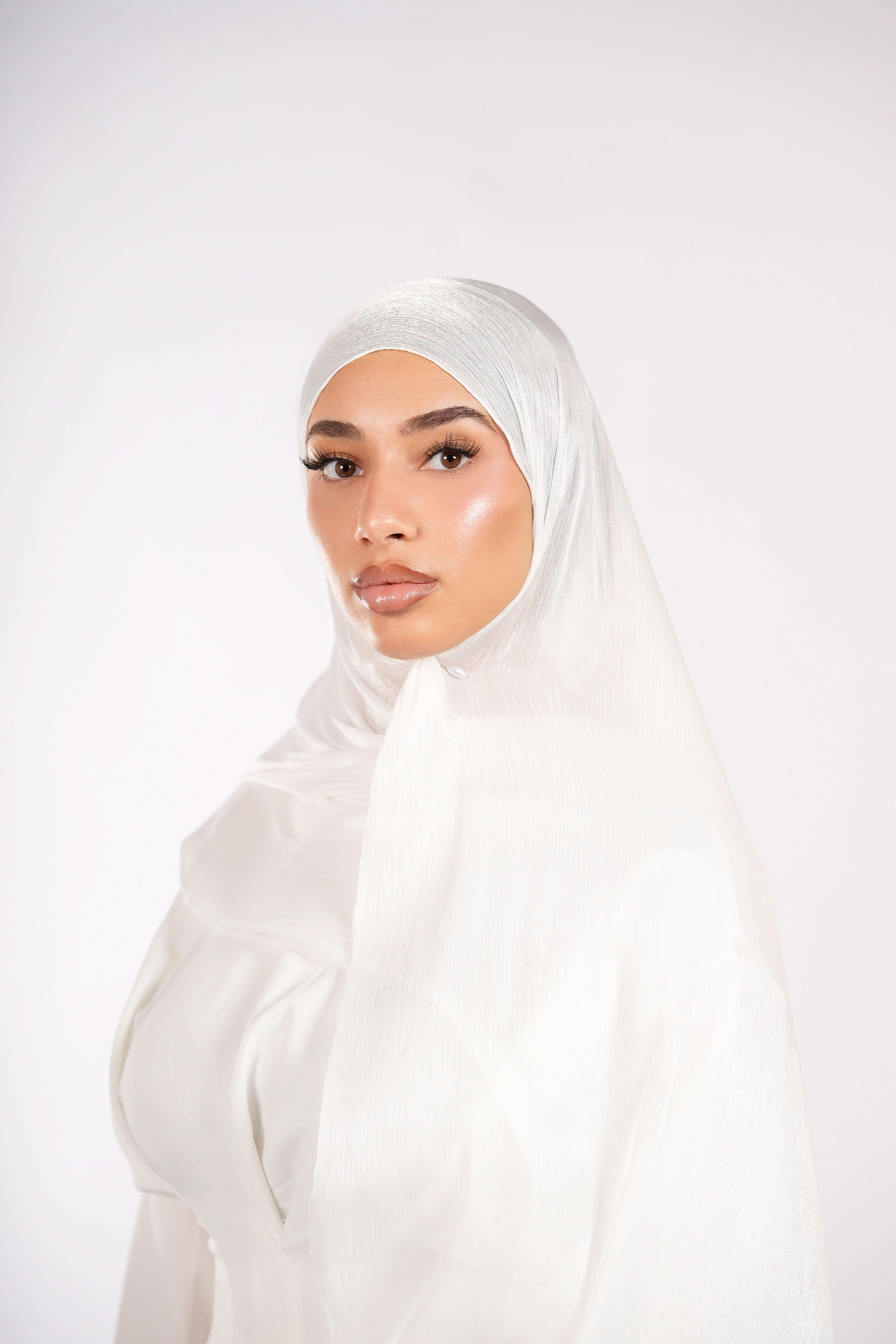 Organza Hijab - White - Losyana.Shop