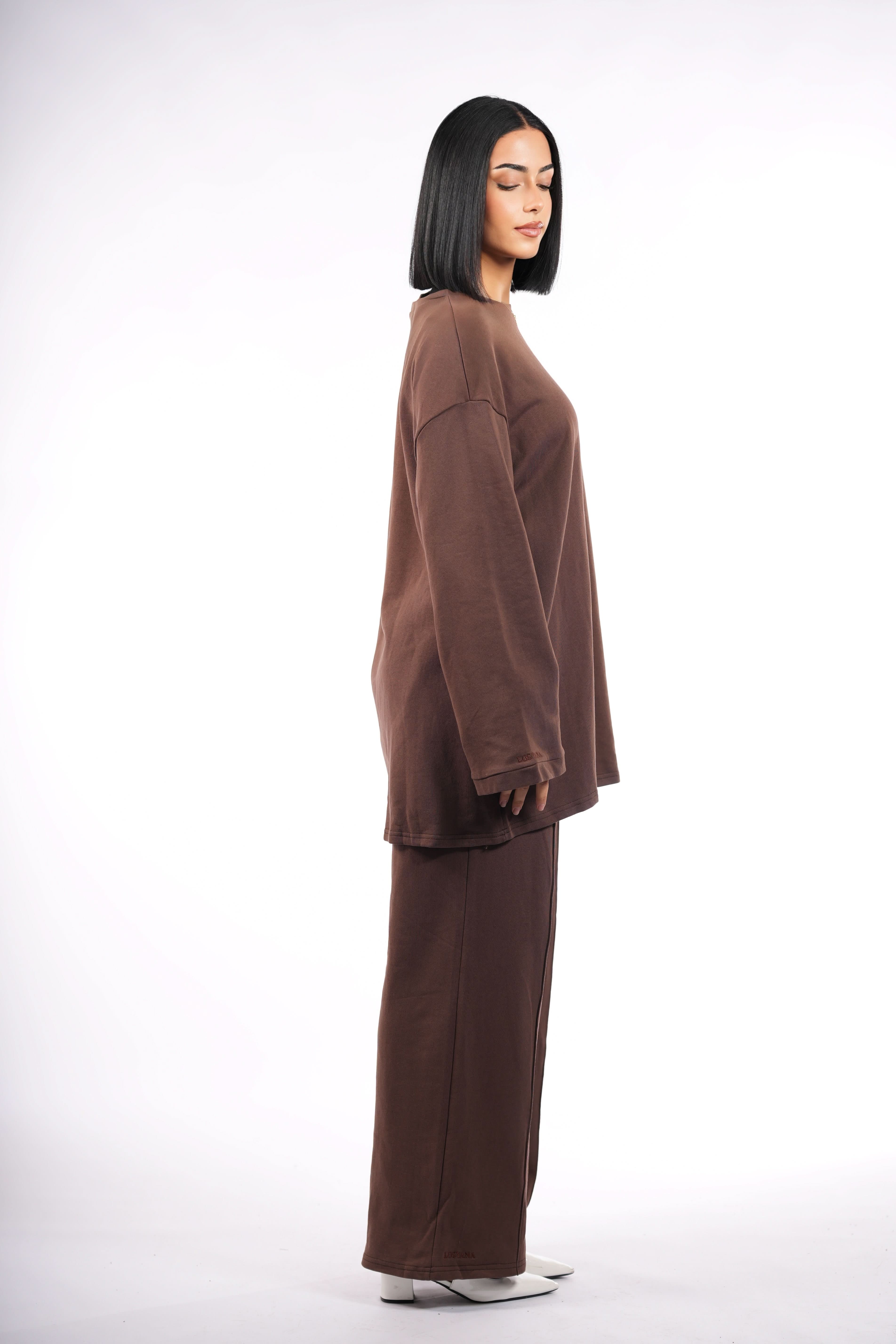 Lounge and Gym set - coffee - Losyana.Shop