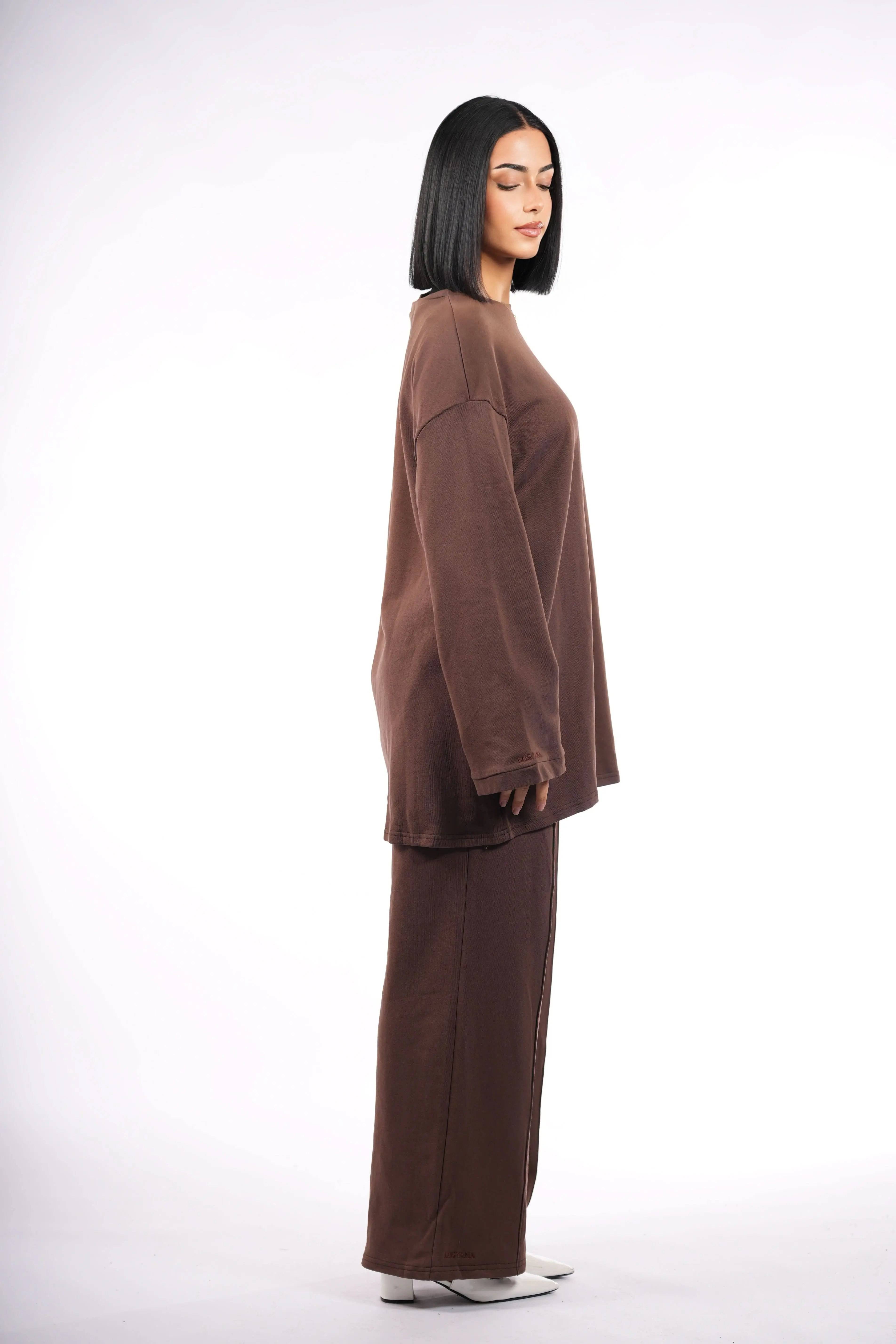 Lounge and Gym set - coffee - Losyana.Shop