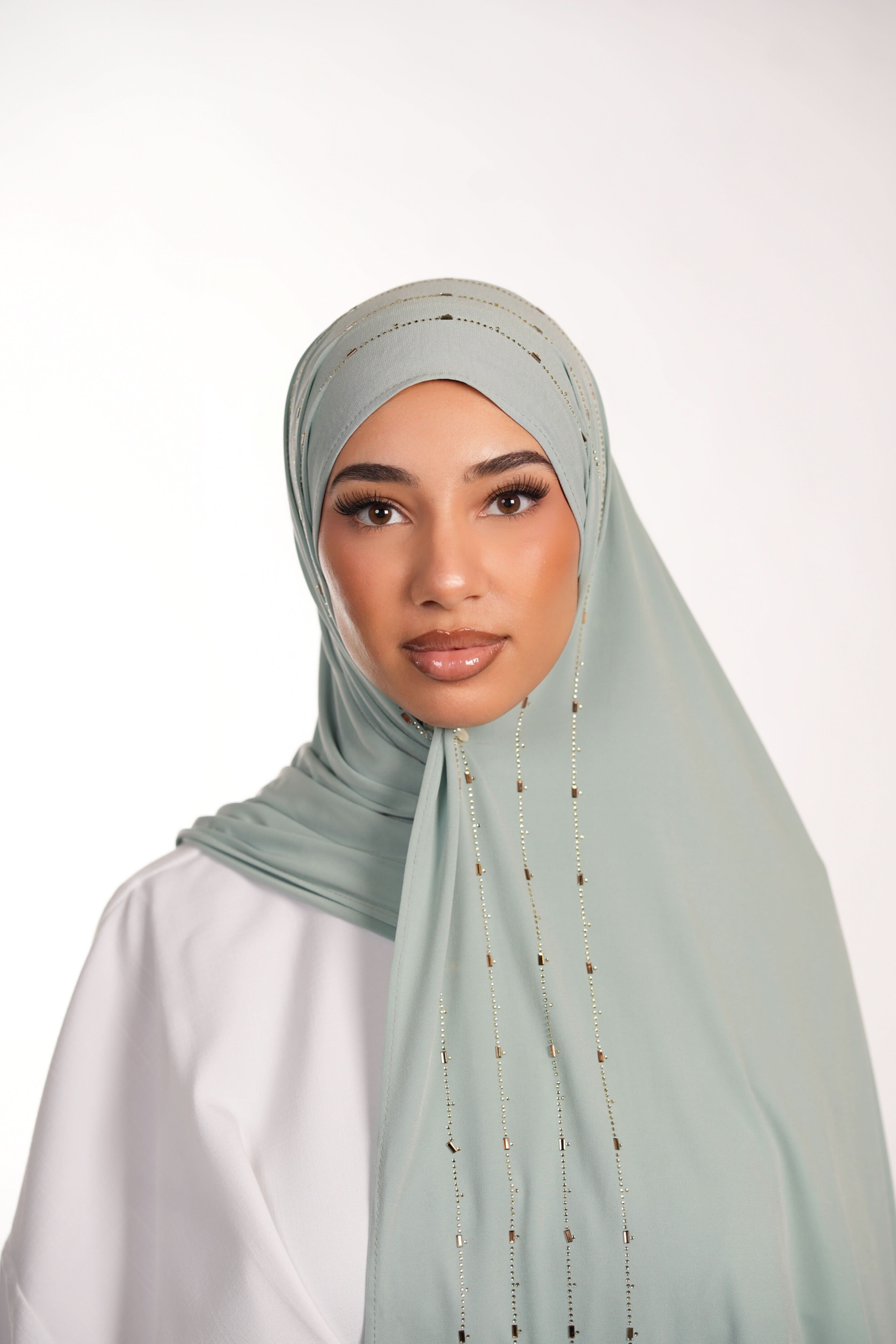 Premium Jersey Strass - mint - Losyana.Shop