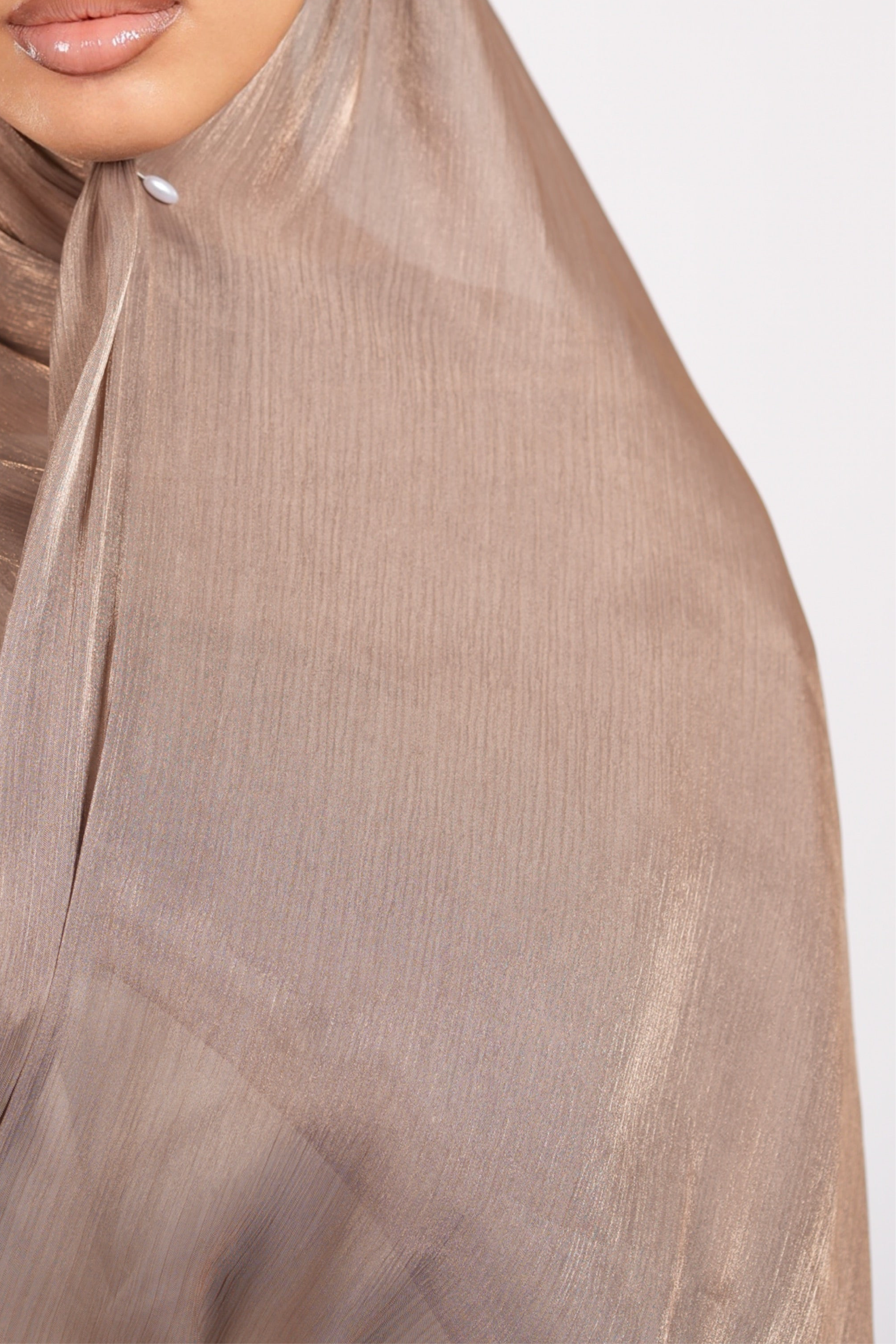 Organza Hijab - Nude - Losyana.Shop