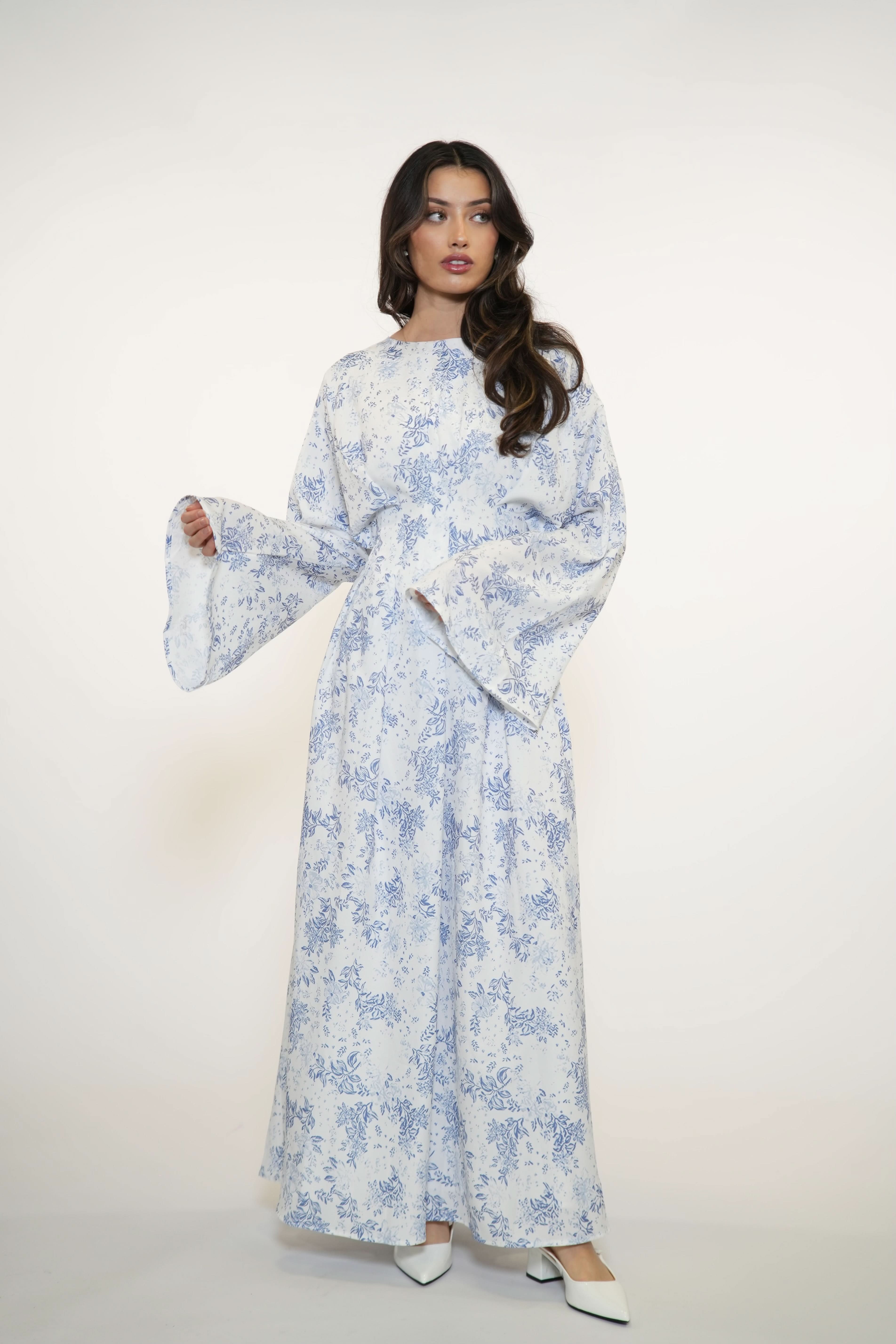 LA BALLEZA CORSET DRESS - AMALFI GARDEN - Losyana.Shop