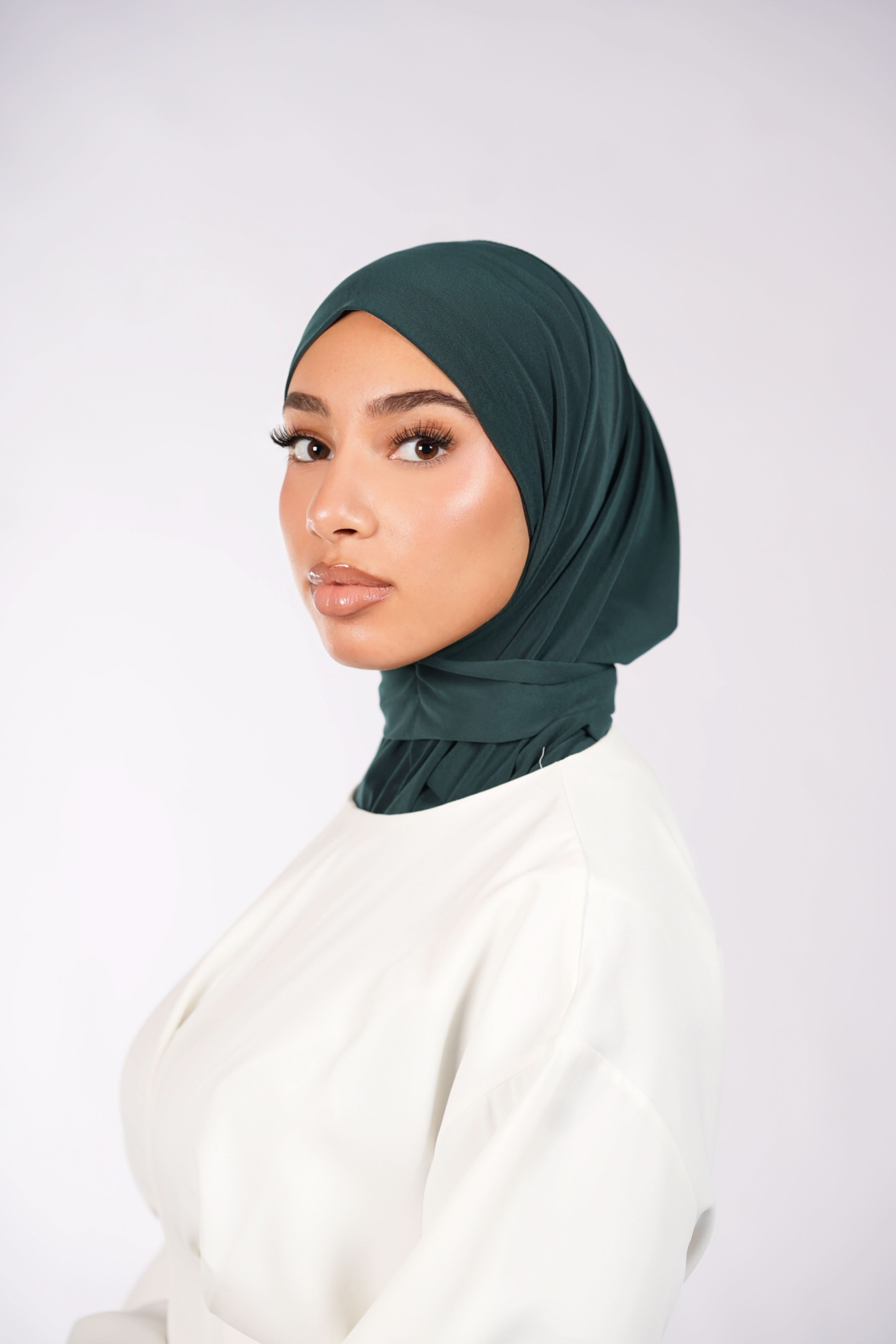 Instant Hijab - royal green