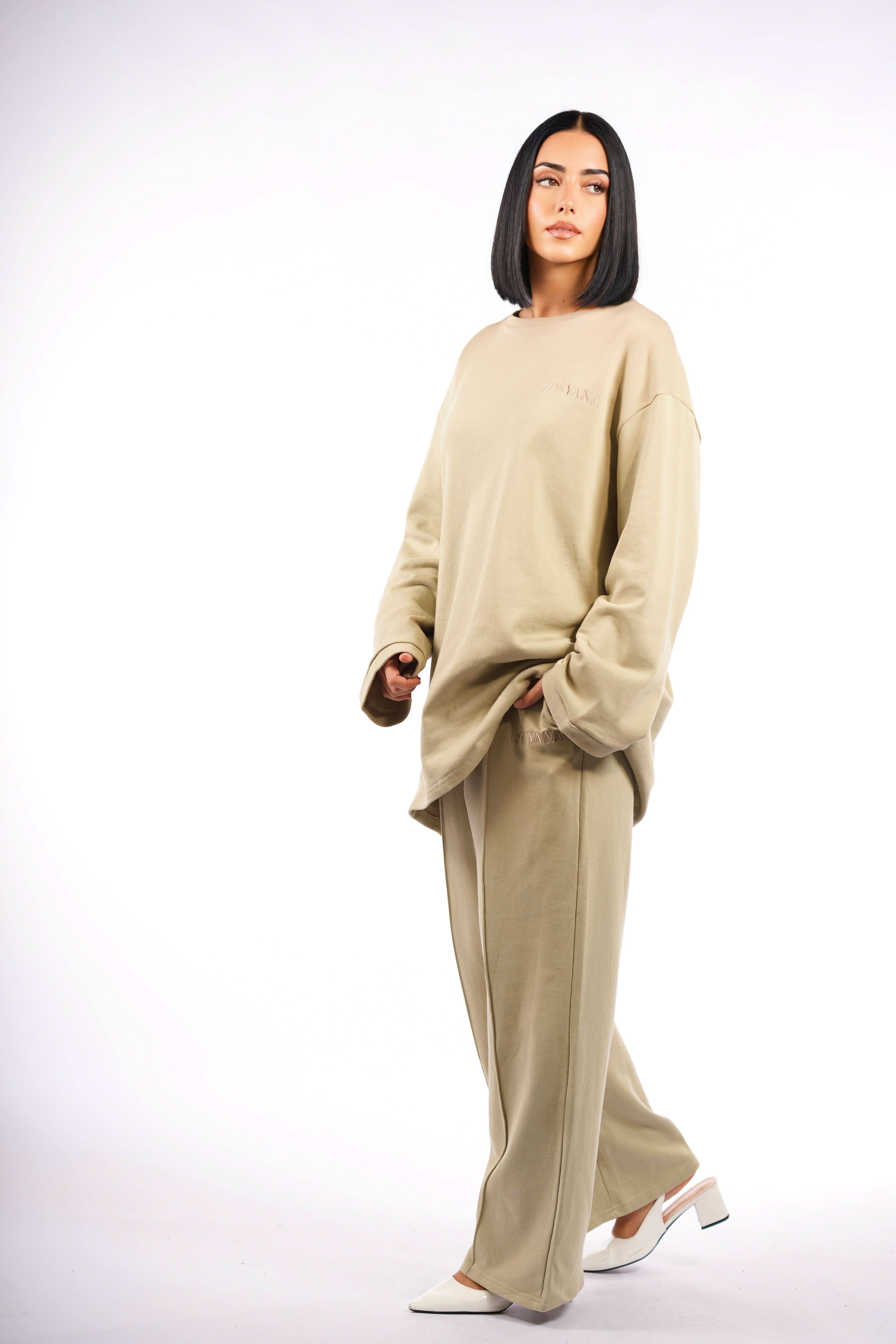 Lounge and Gym set - pistachio - Losyana.Shop