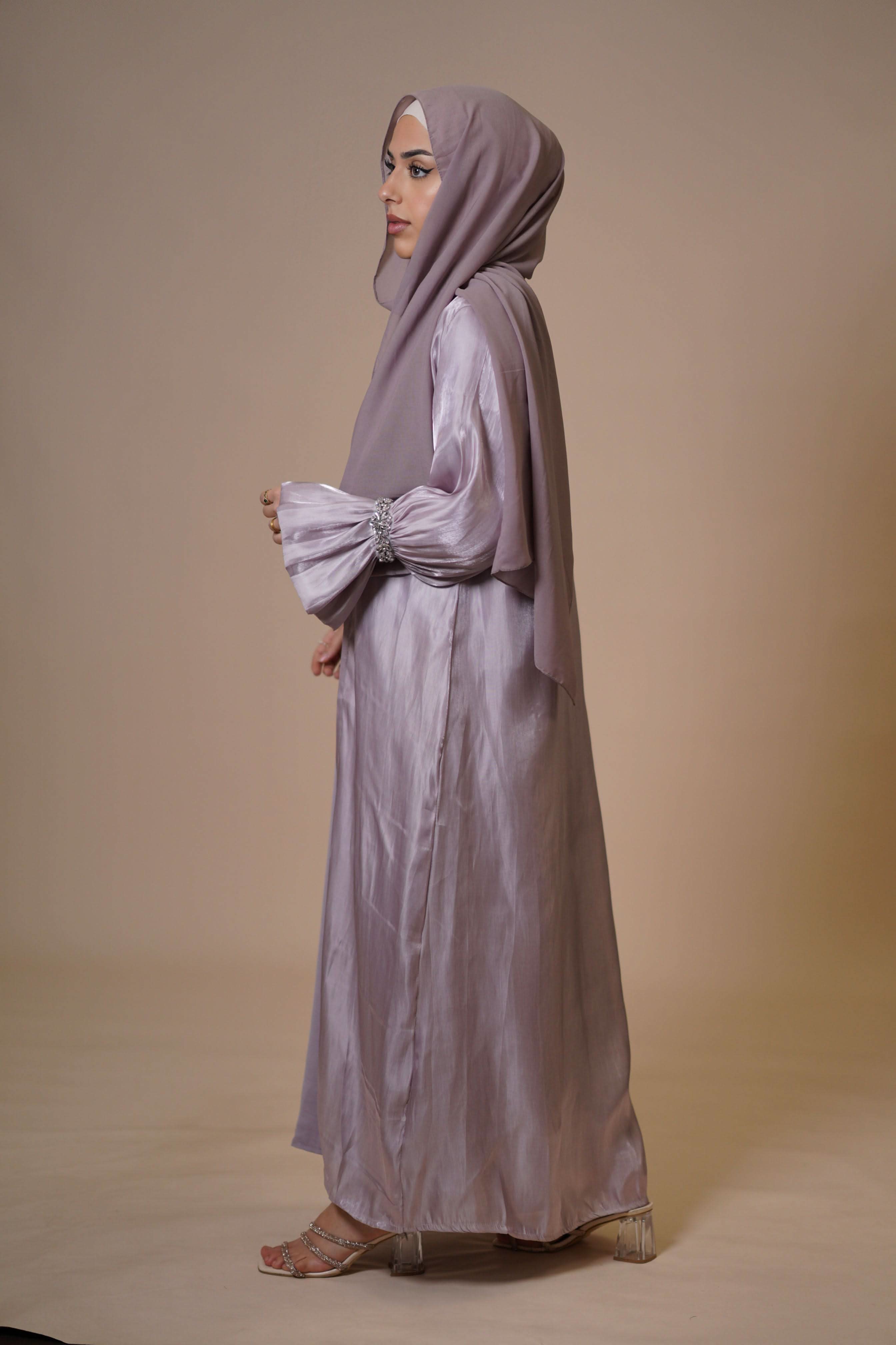 Emirate abaya - lavendel - Losyana.Shop