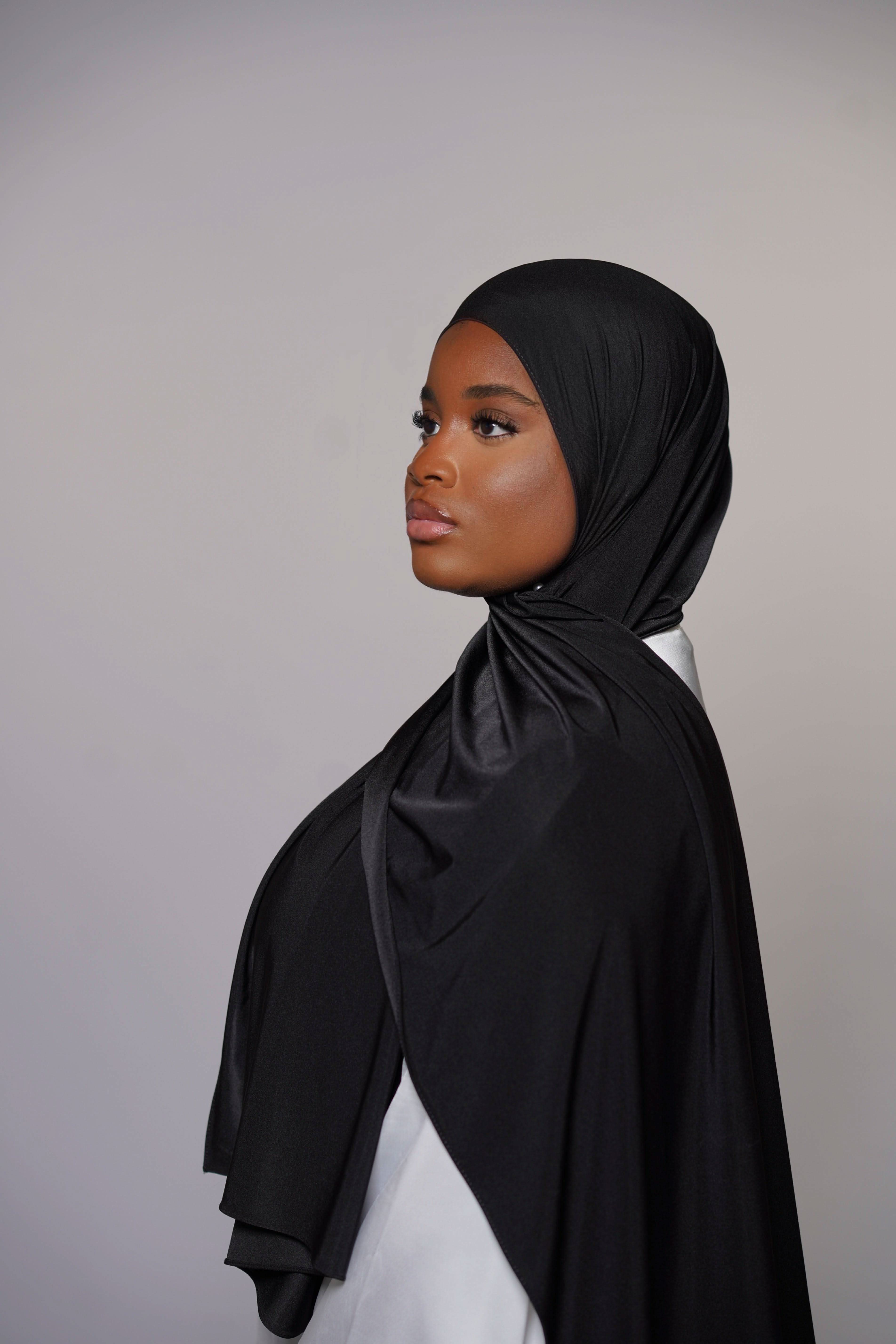 Satin Premium Jersey - black - Losyana.Shop