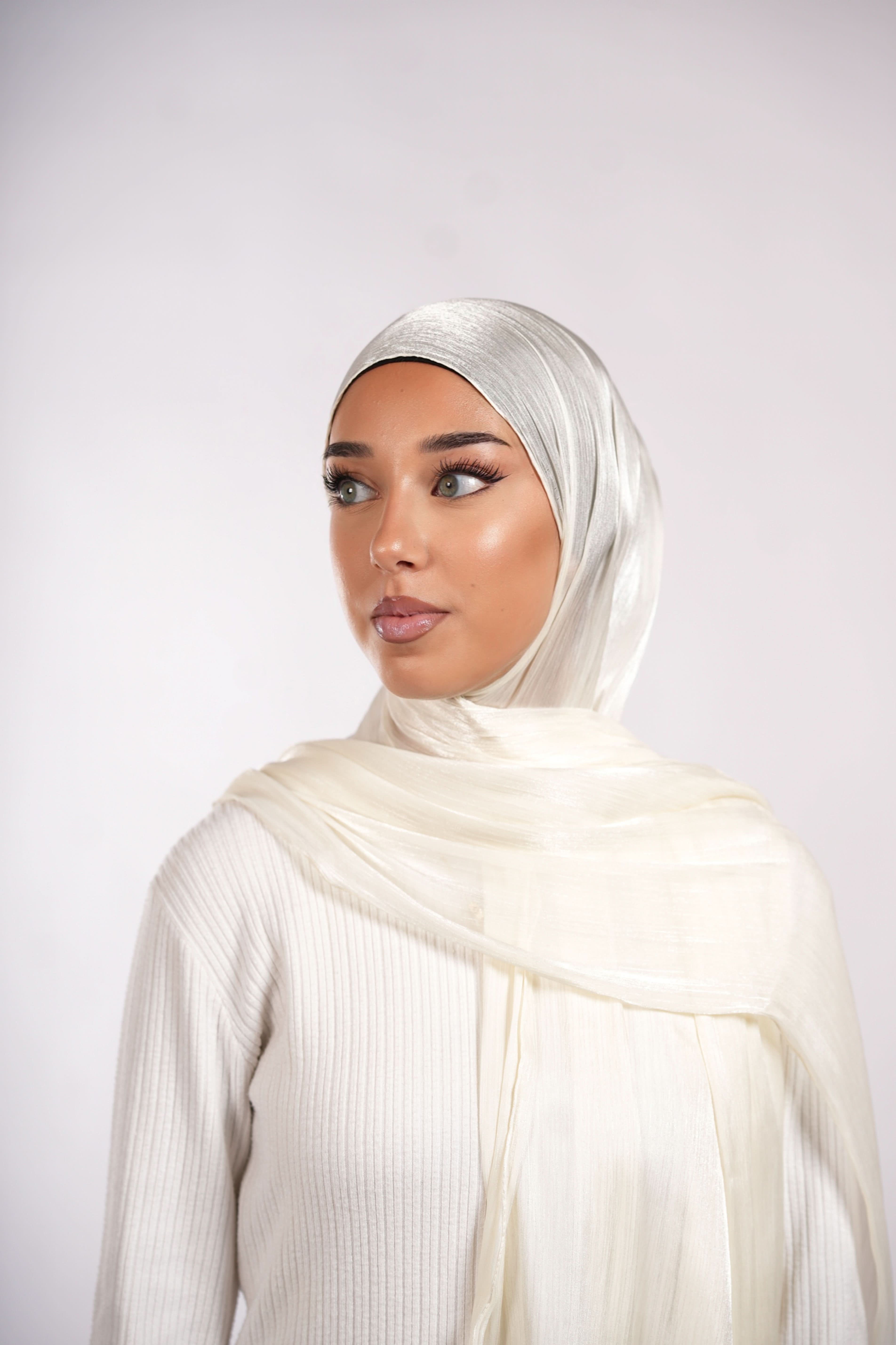 Organza Hijab - Vanilla - Losyana.Shop