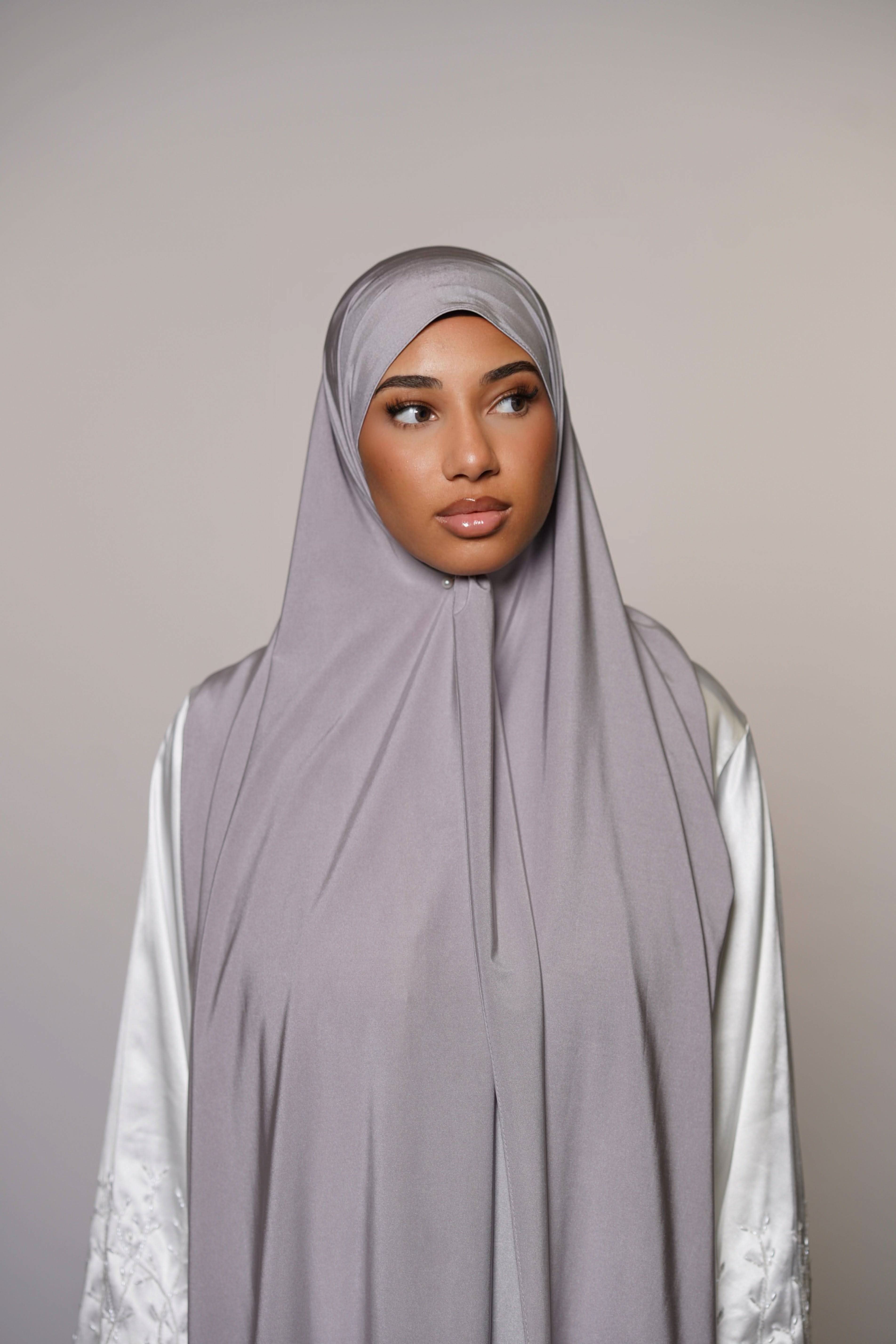 Satin Premium Jersey - steel - Losyana.Shop