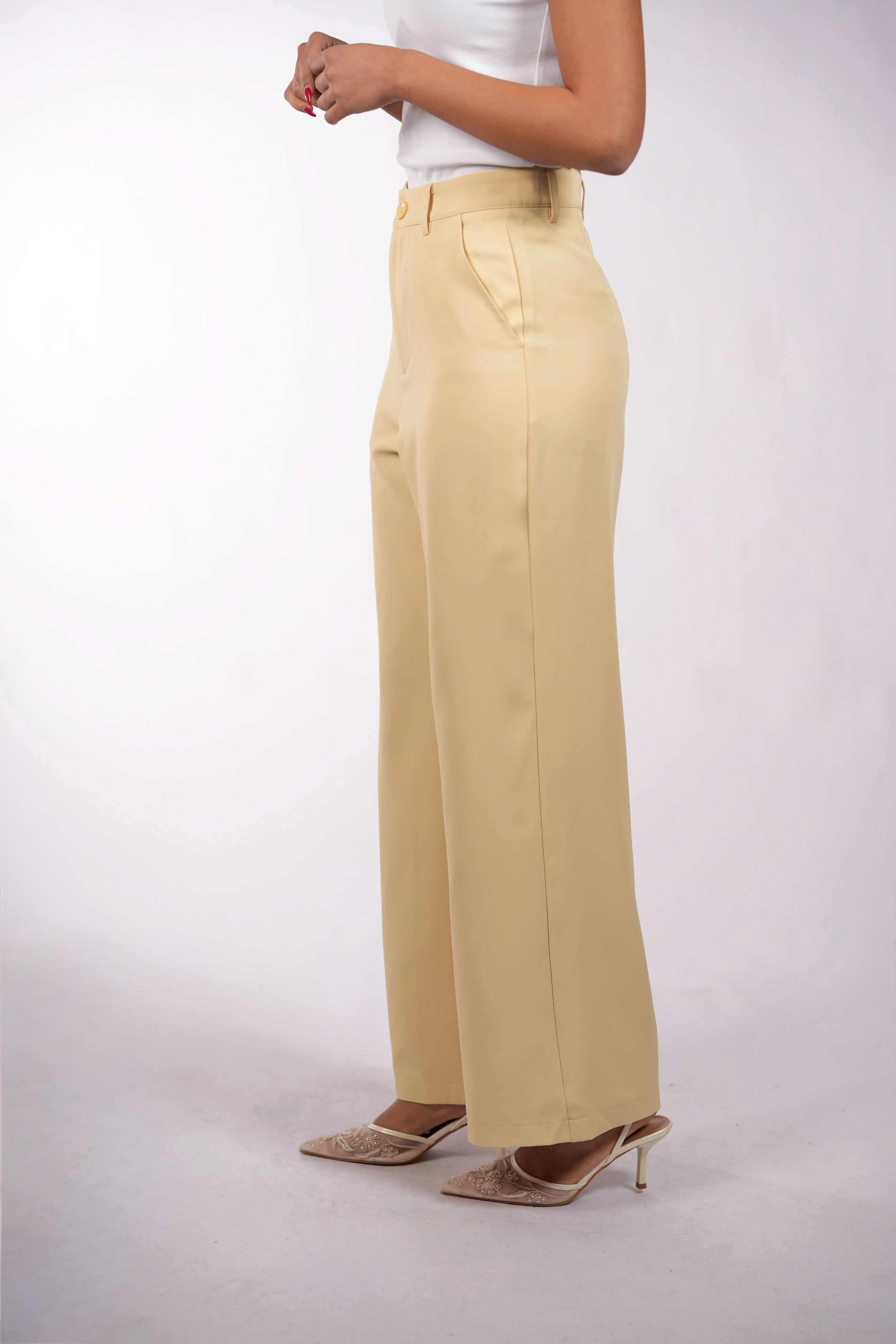 the palais pants - butter yellow Losyana.Shop