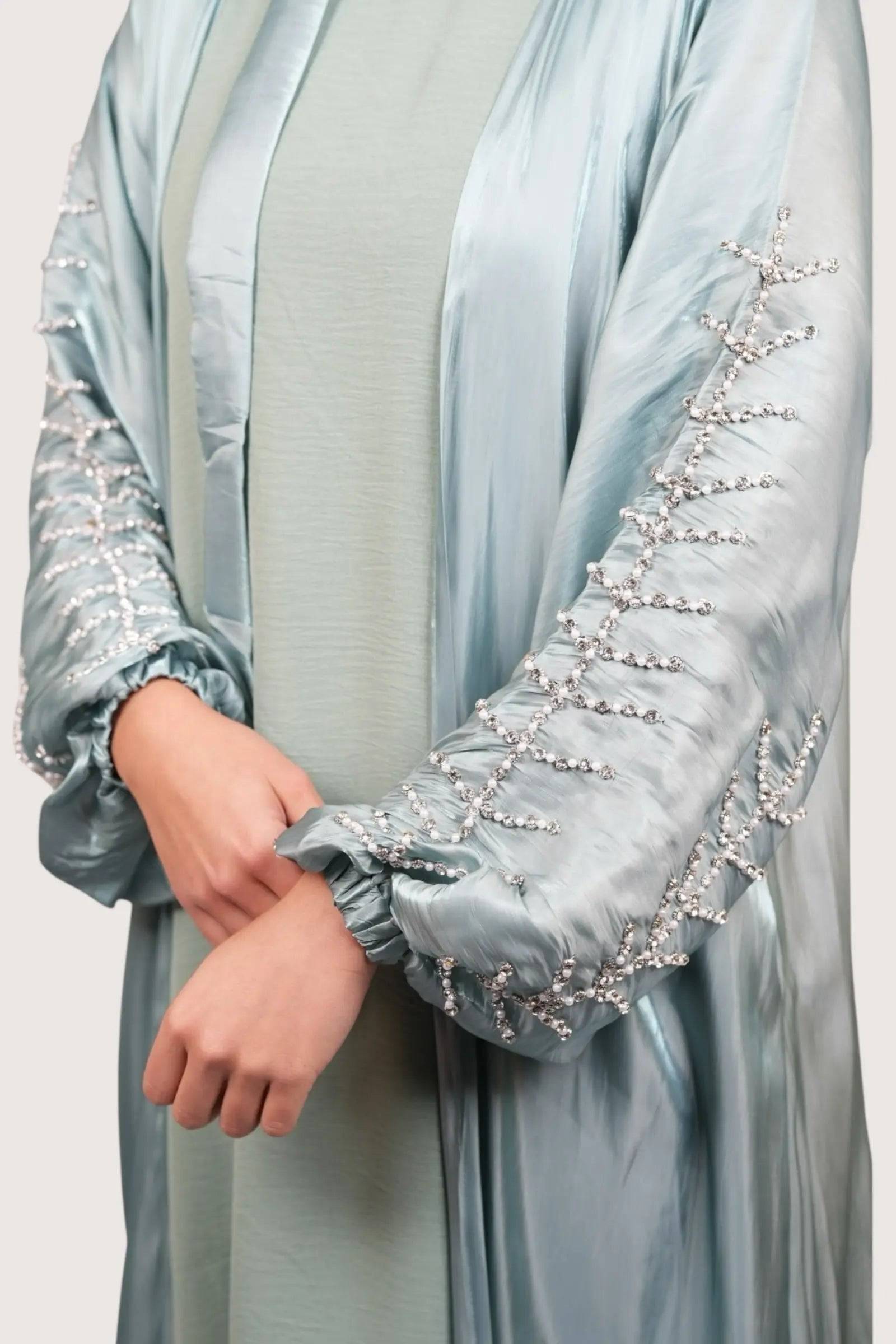 Pearl Abaya - light blue Losyana.Shop