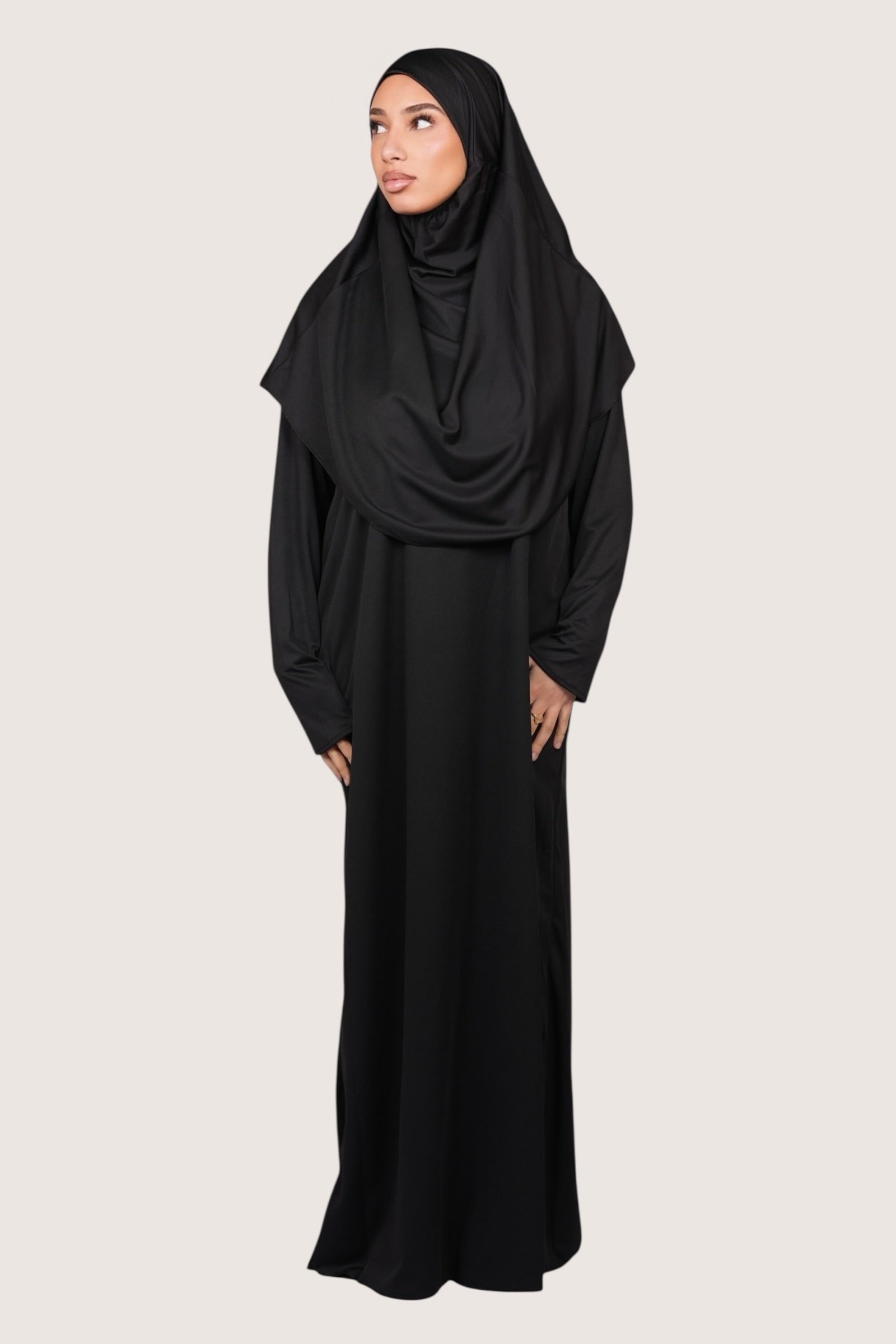prayer dress jersey - black