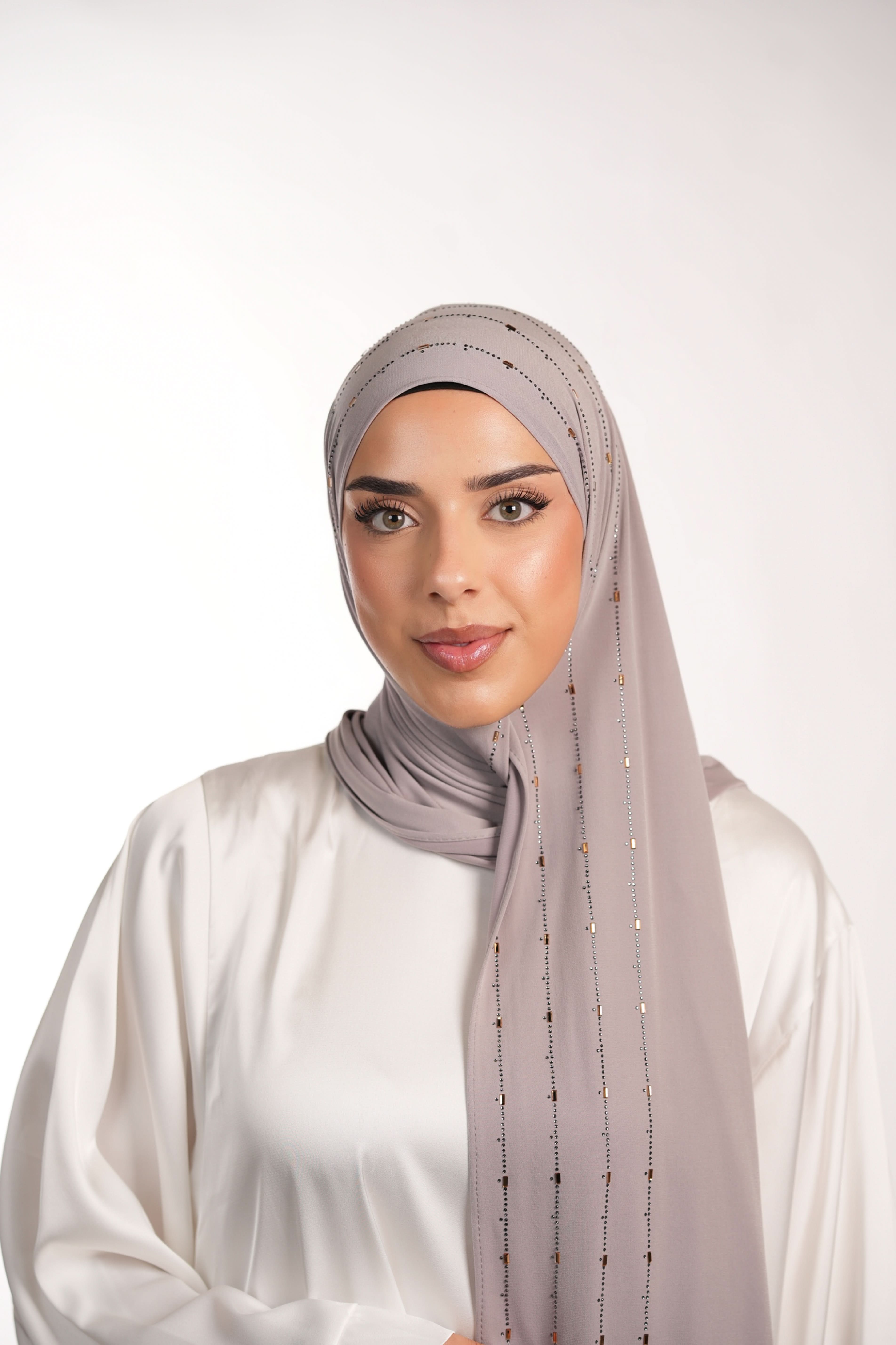 Premium Jersey Strass - bone - Losyana.Shop