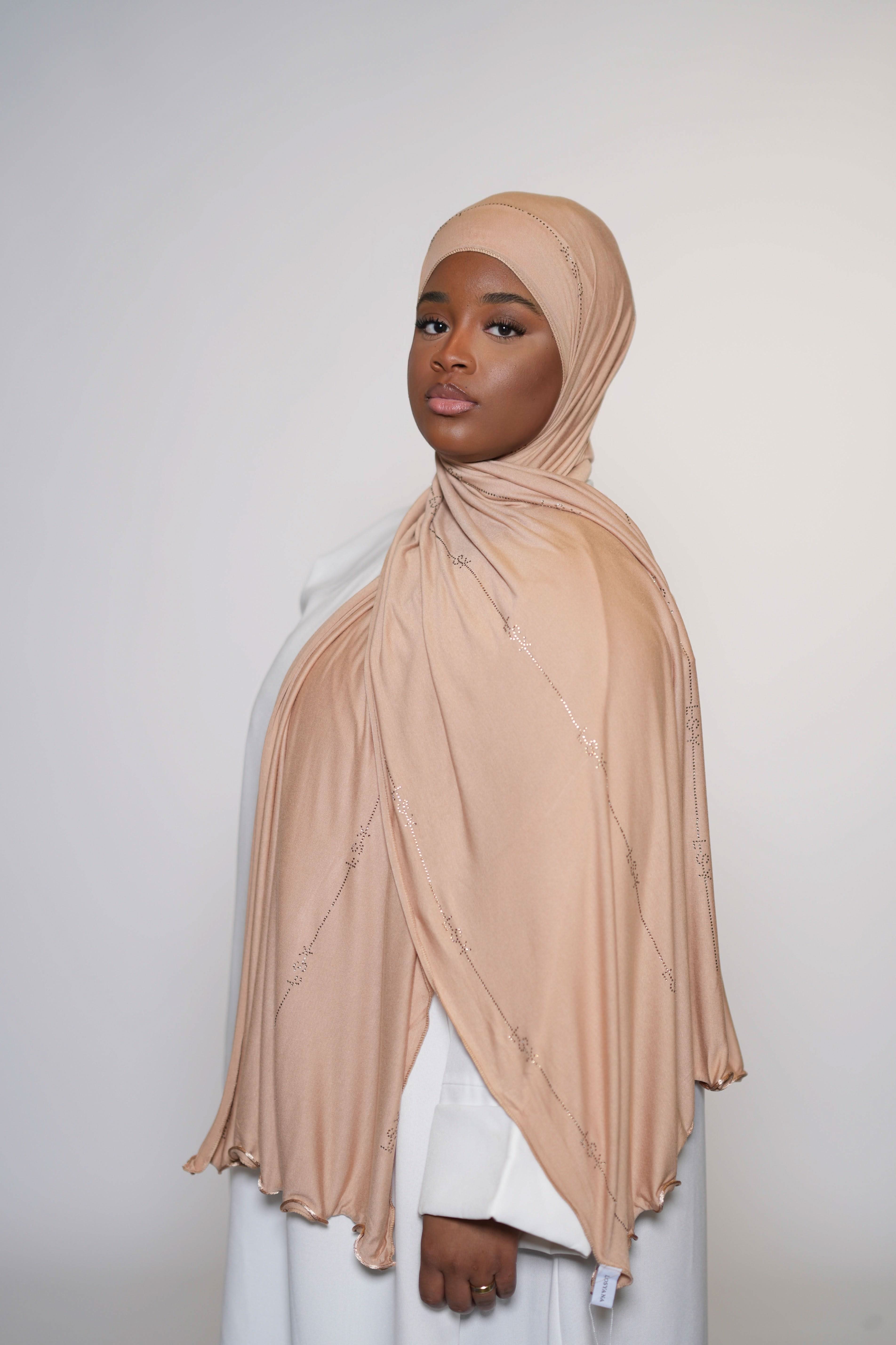 LSY Diamond Jersey - peach - Losyana.Shop