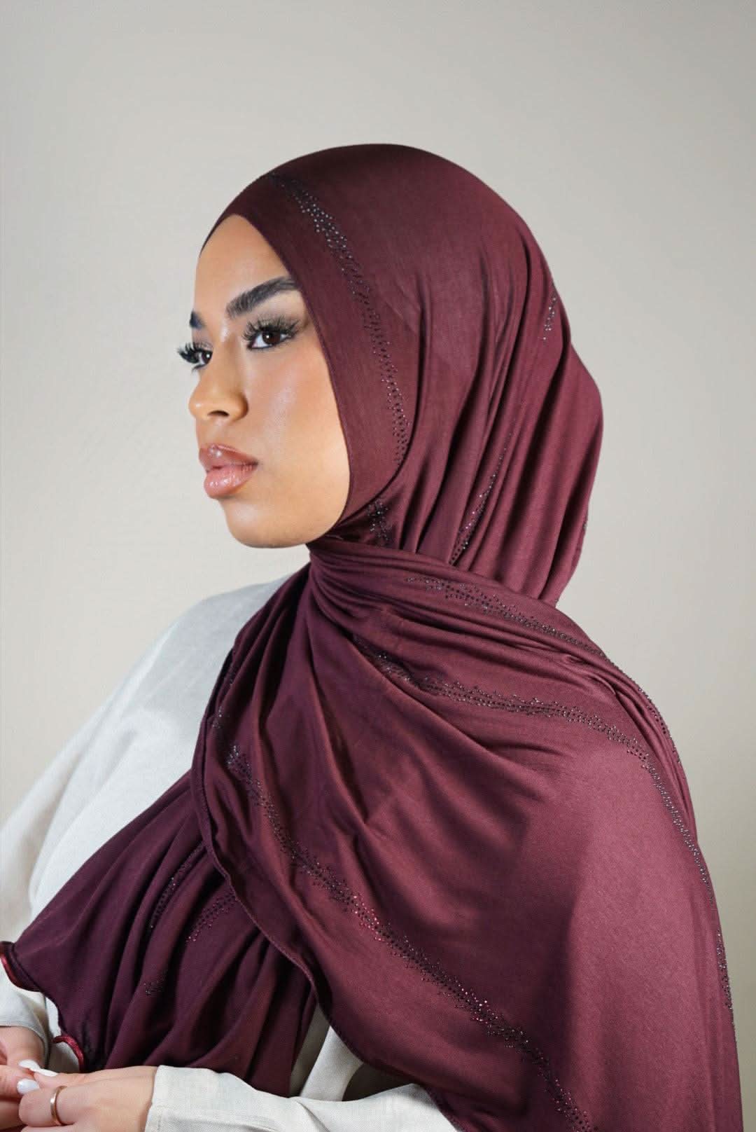 Diamond Jersey 1 - Dark berry - Losyana.Shop