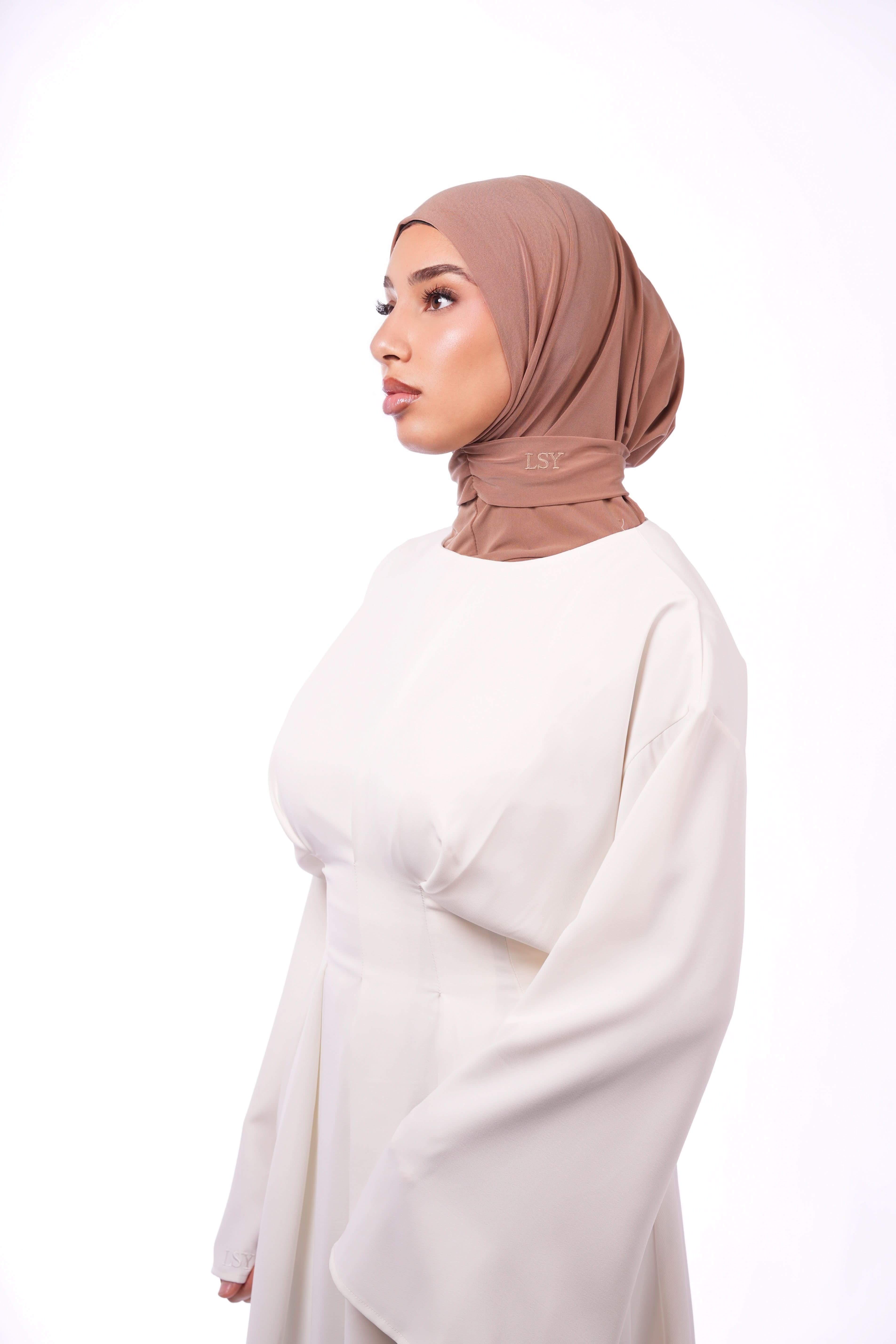 Instant Hijab - sand - Losyana.Shop