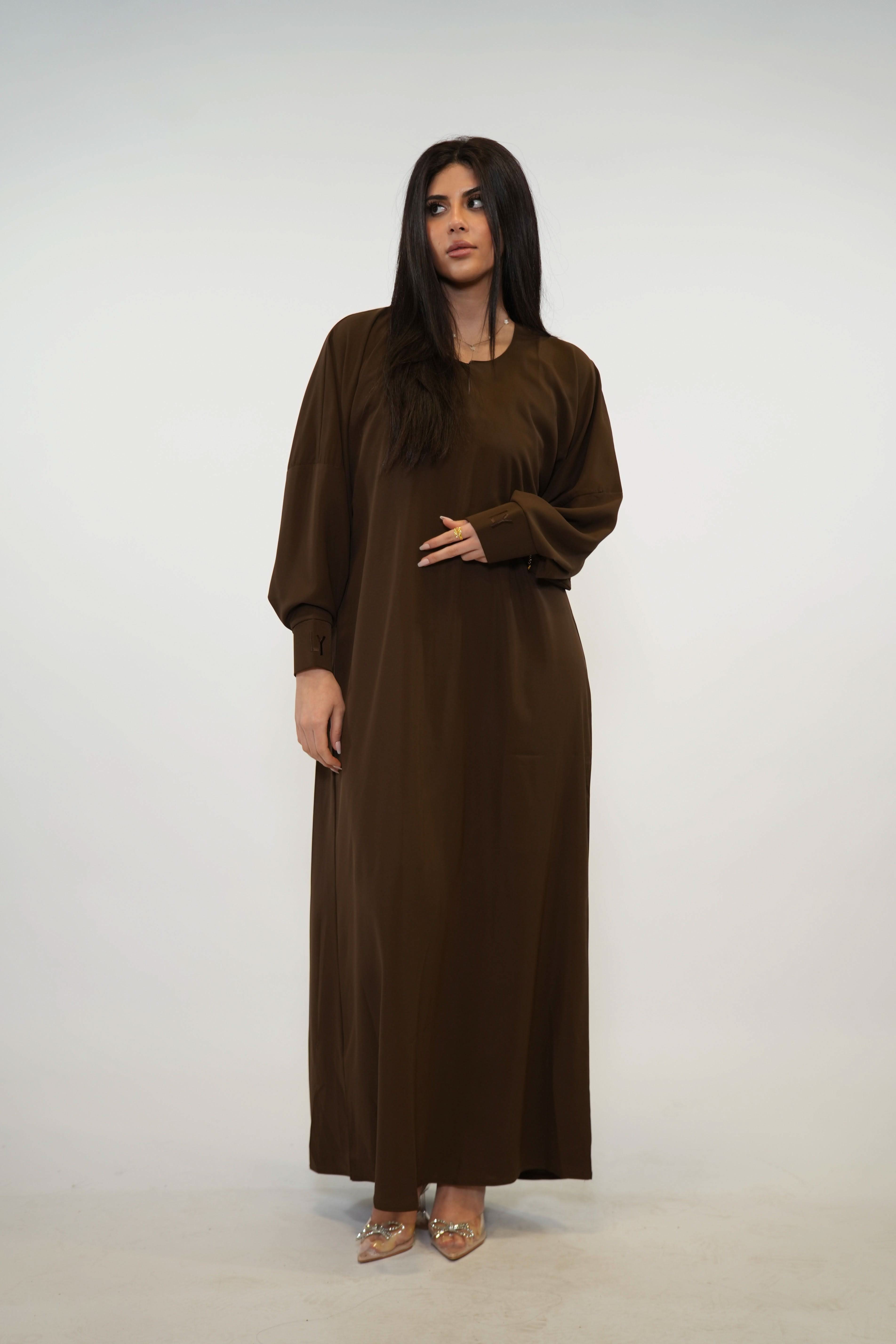 LY Abaya - brown sugar - Losyana.Shop