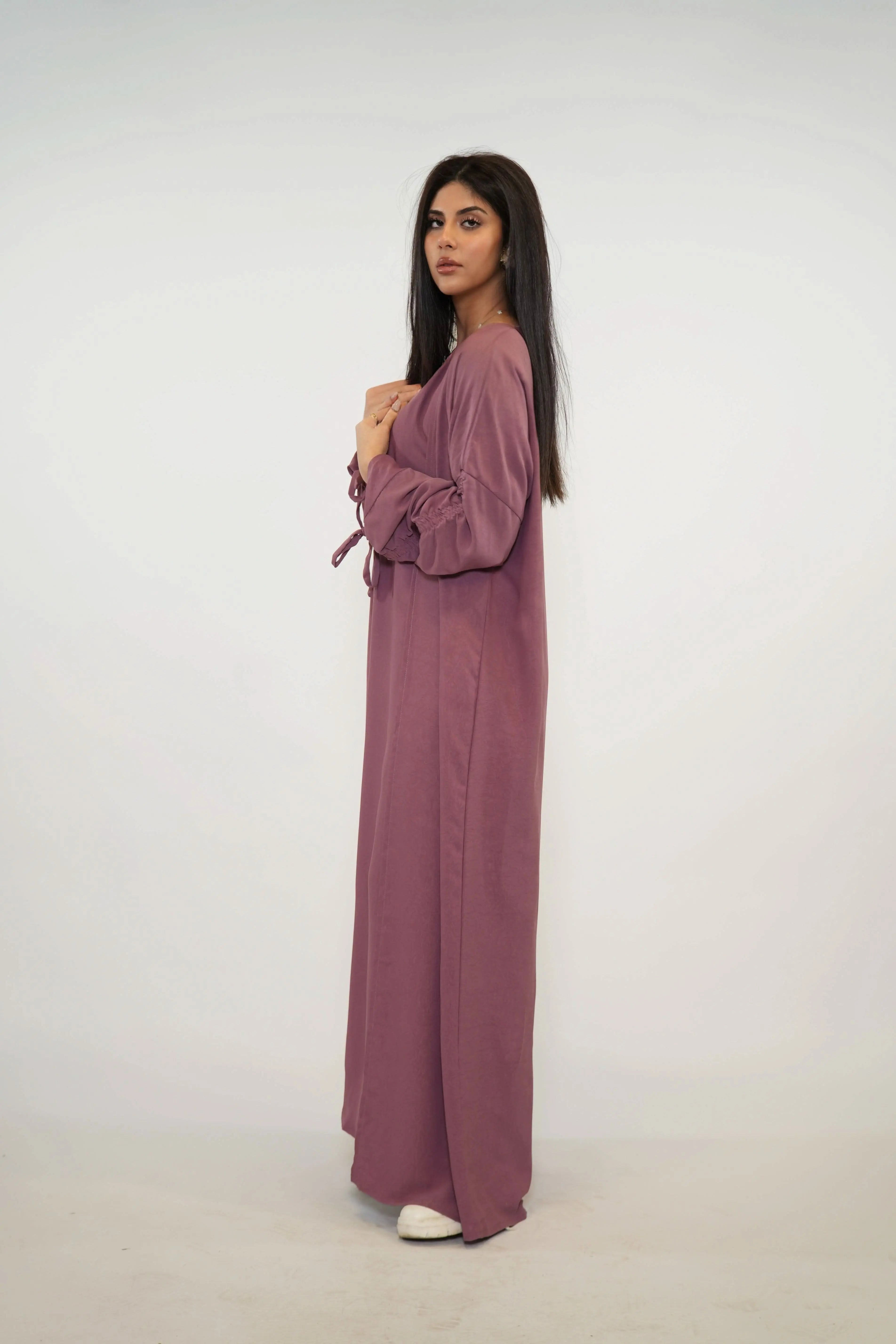 Abaya Set - dark rose - Losyana.Shop