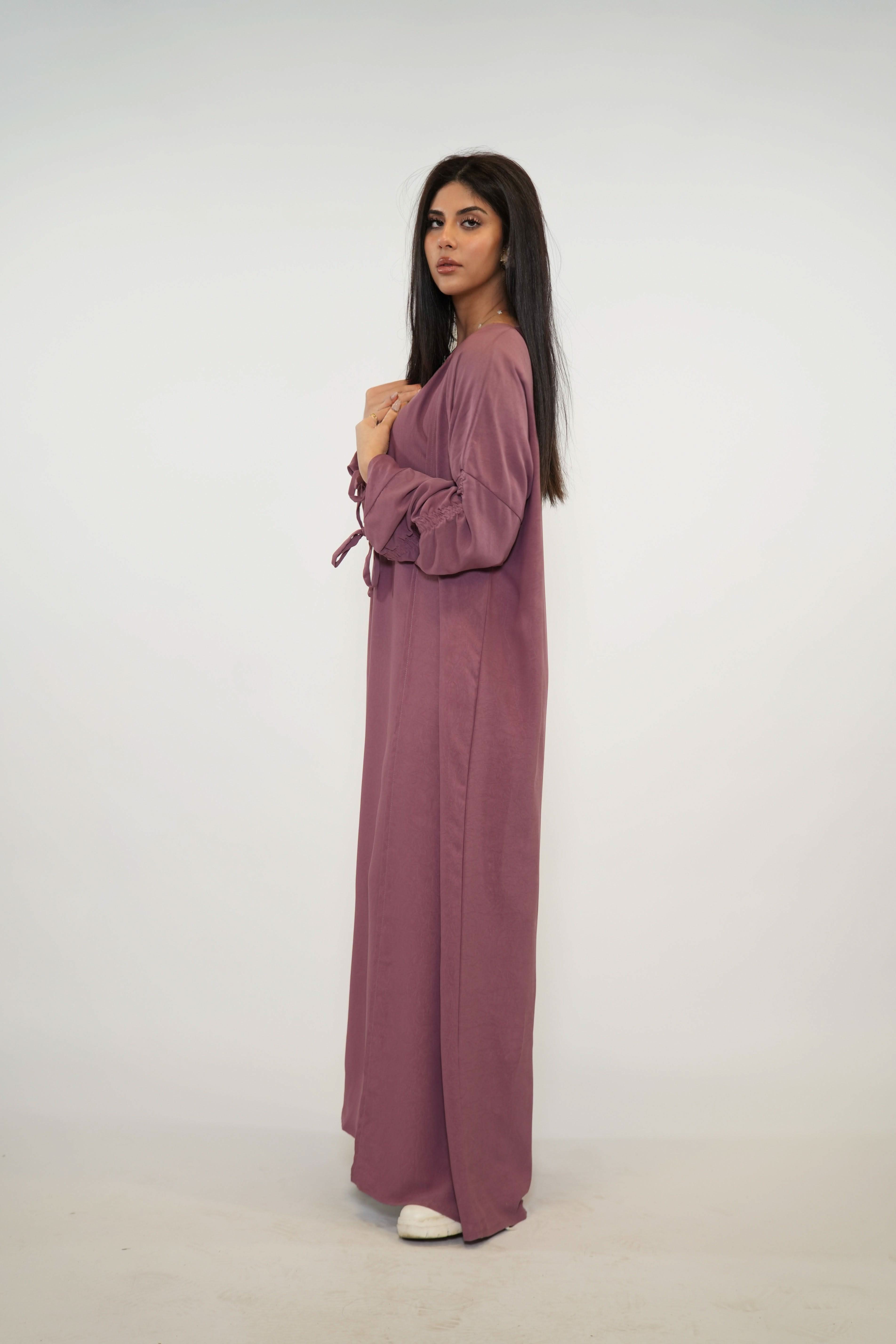 Abaya Set - dark rose - Losyana.Shop