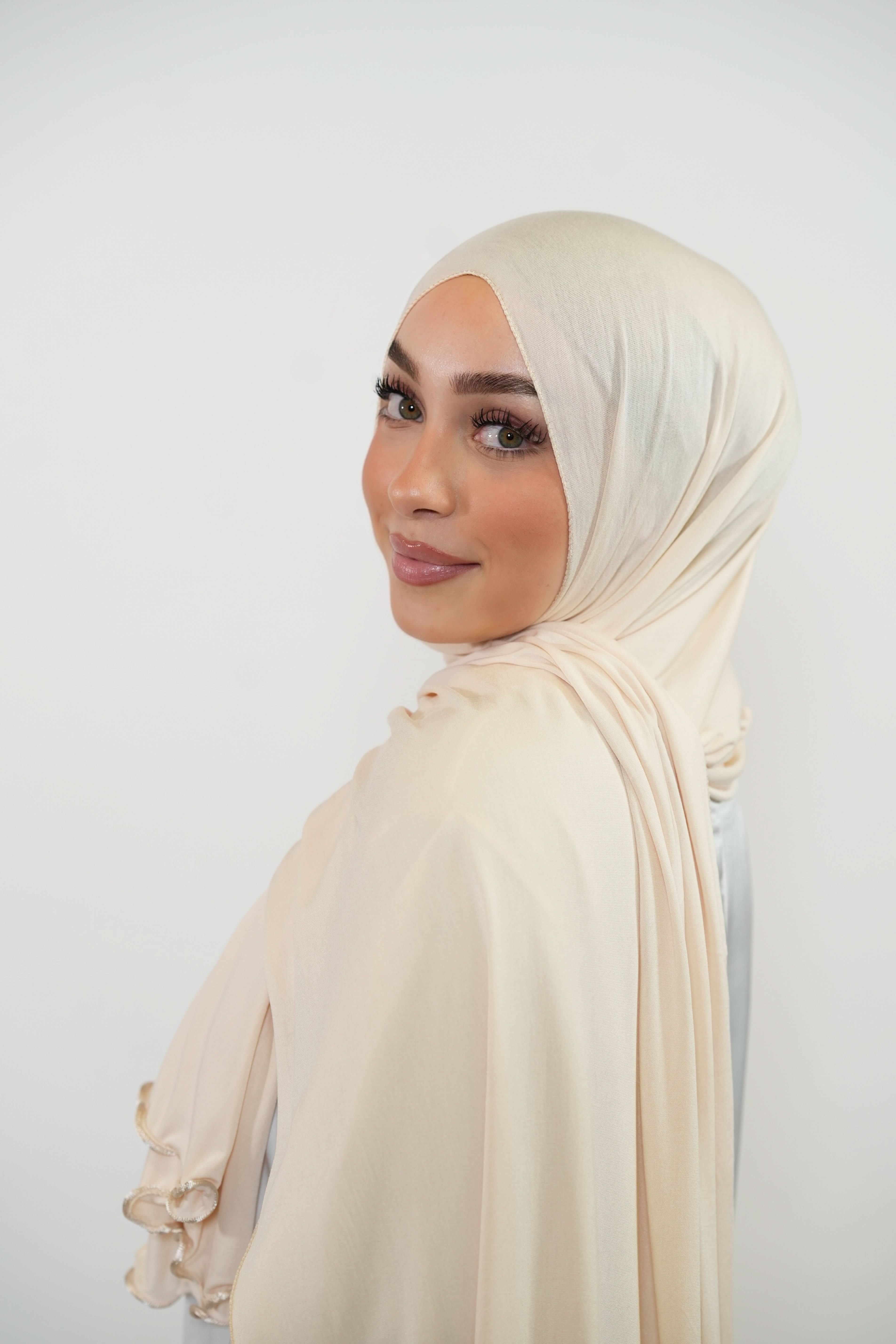 Jersey Line - cream white - Losyana.Shop