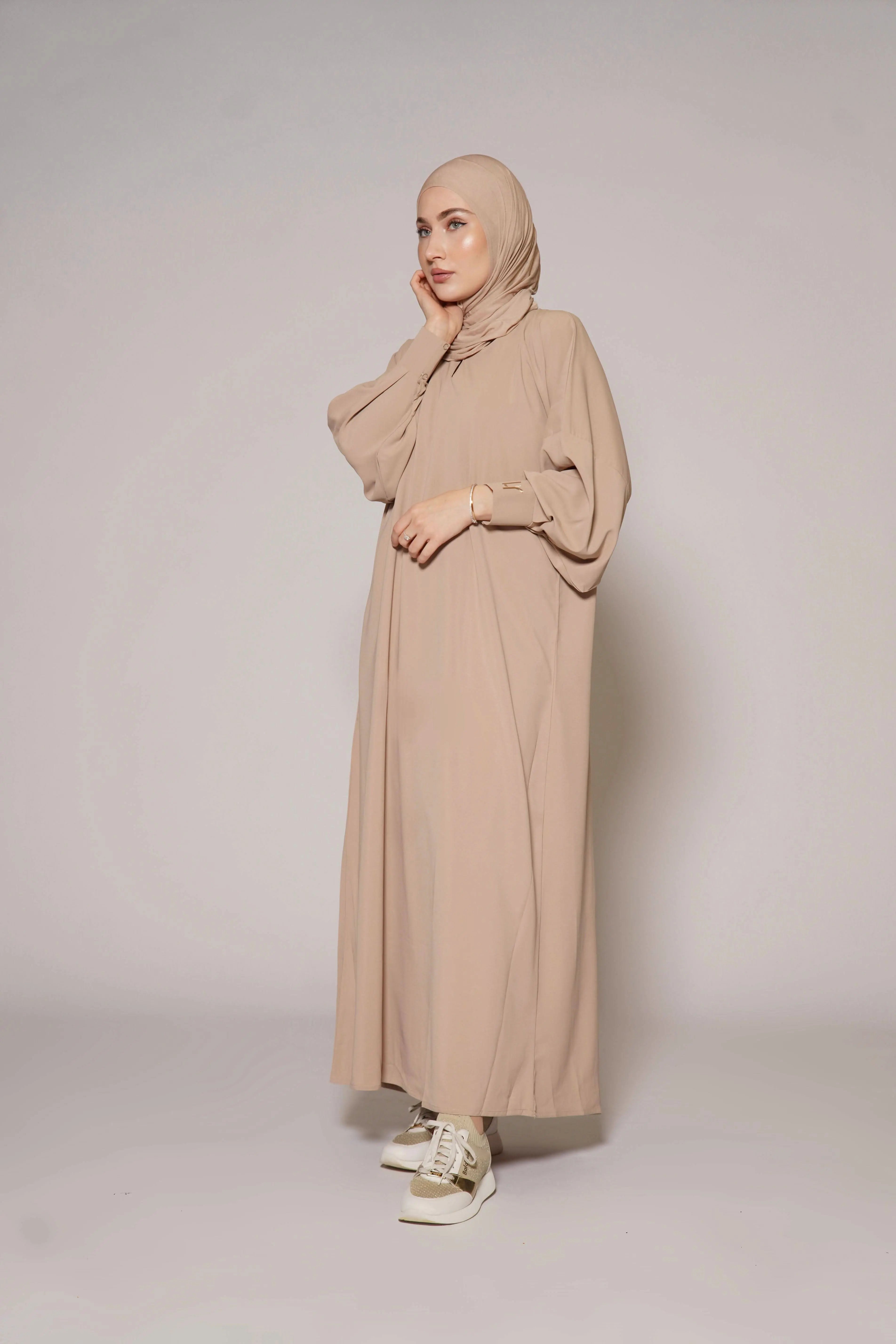 LY Abaya - beige - Losyana.Shop