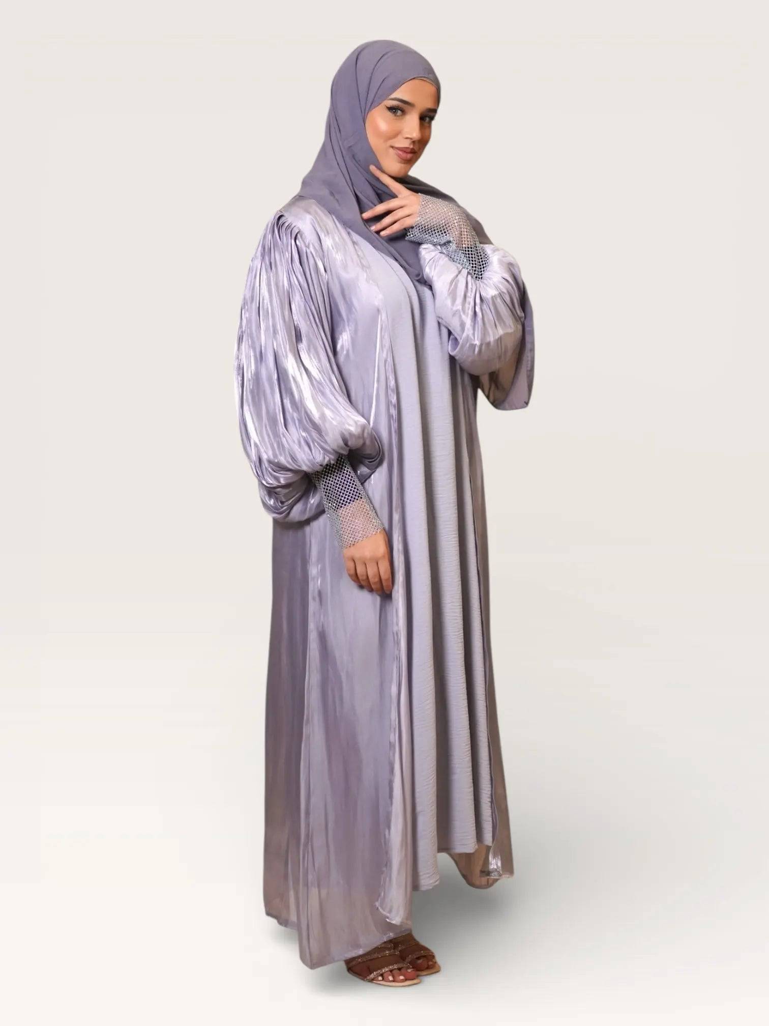 Ballon abaya - lavender - Losyana.Shop