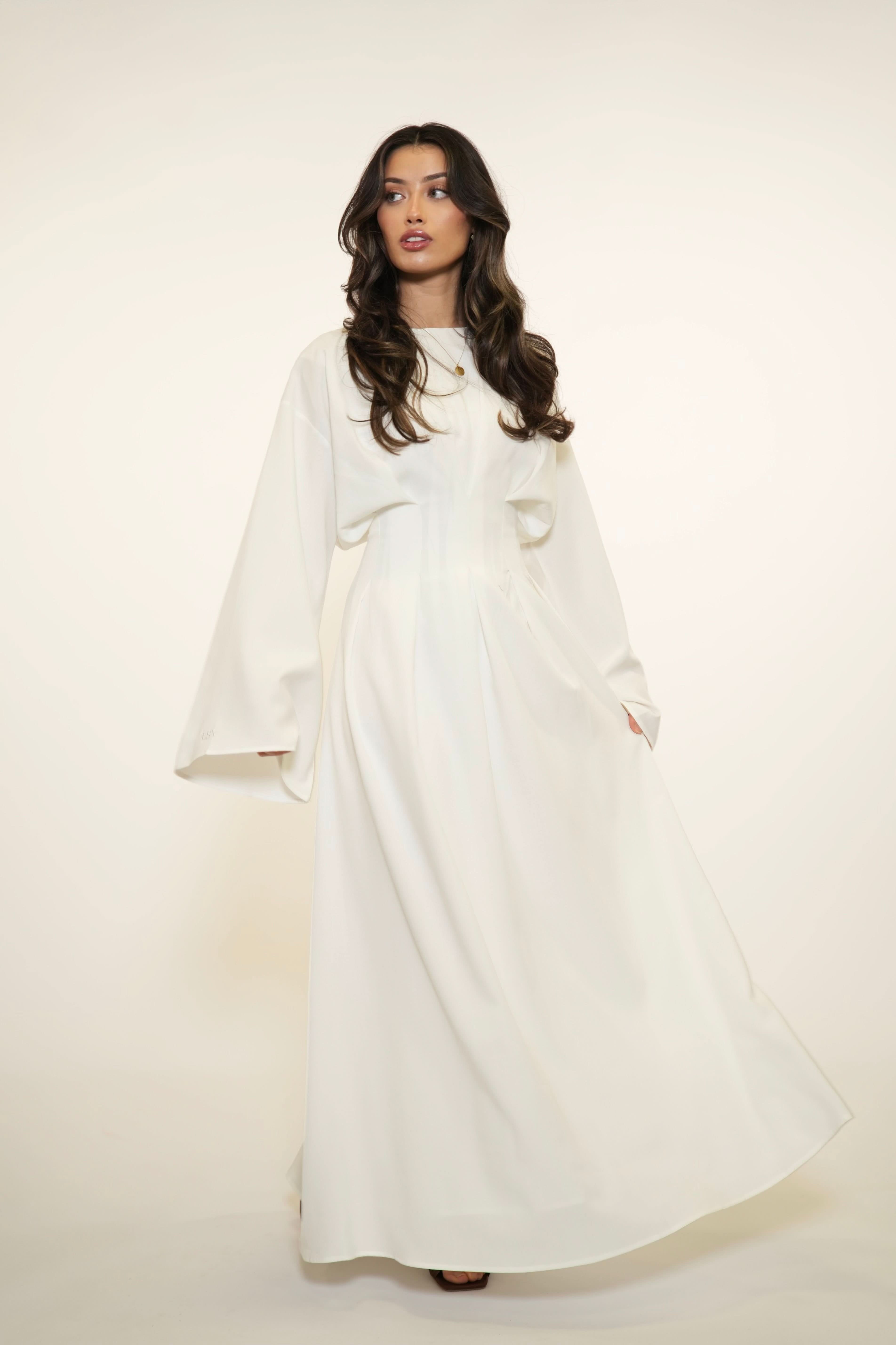 LA BALLEZA CORSET DRESS - WHITE - Losyana.Shop