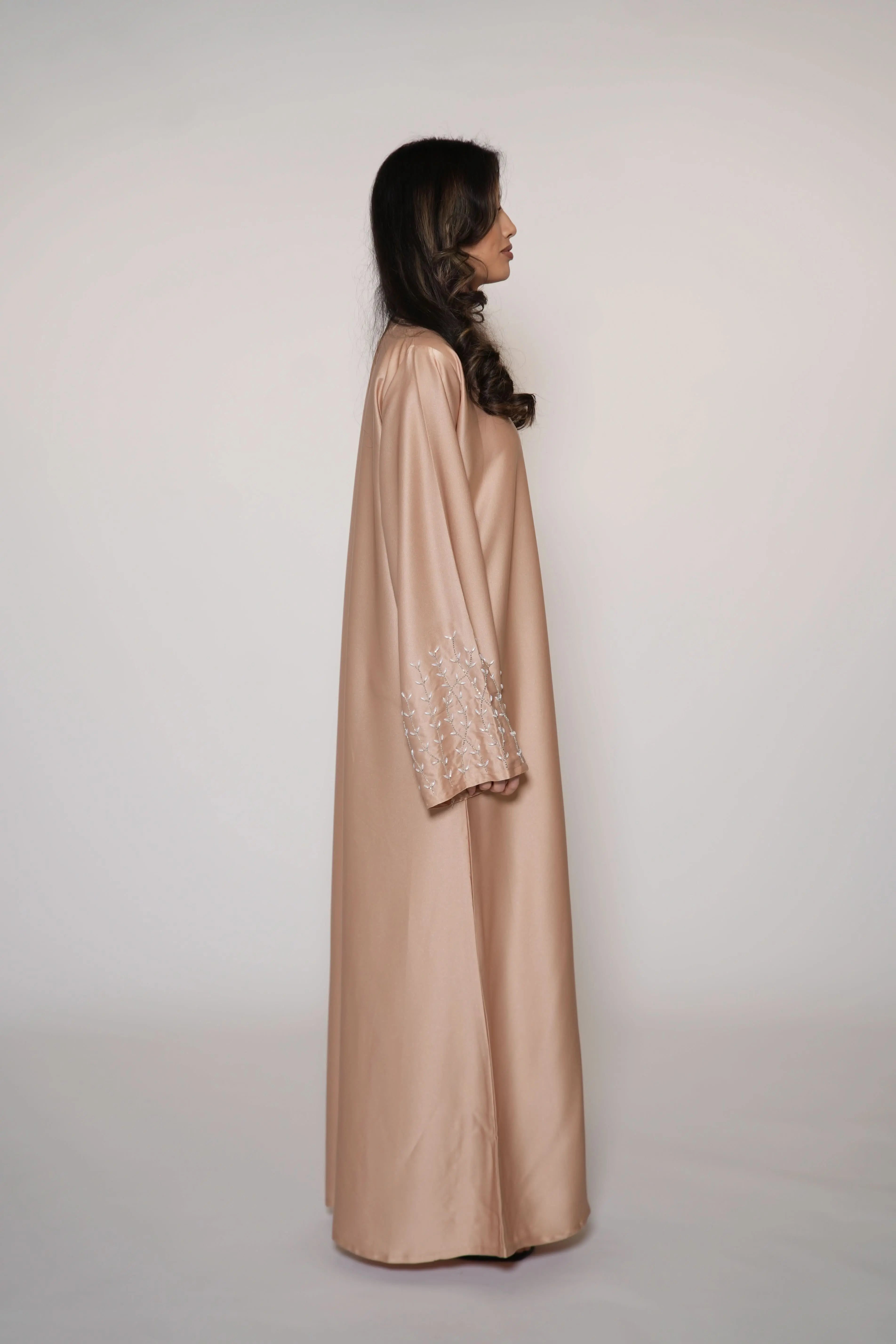 Mira Abaya - light orange - Losyana.Shop