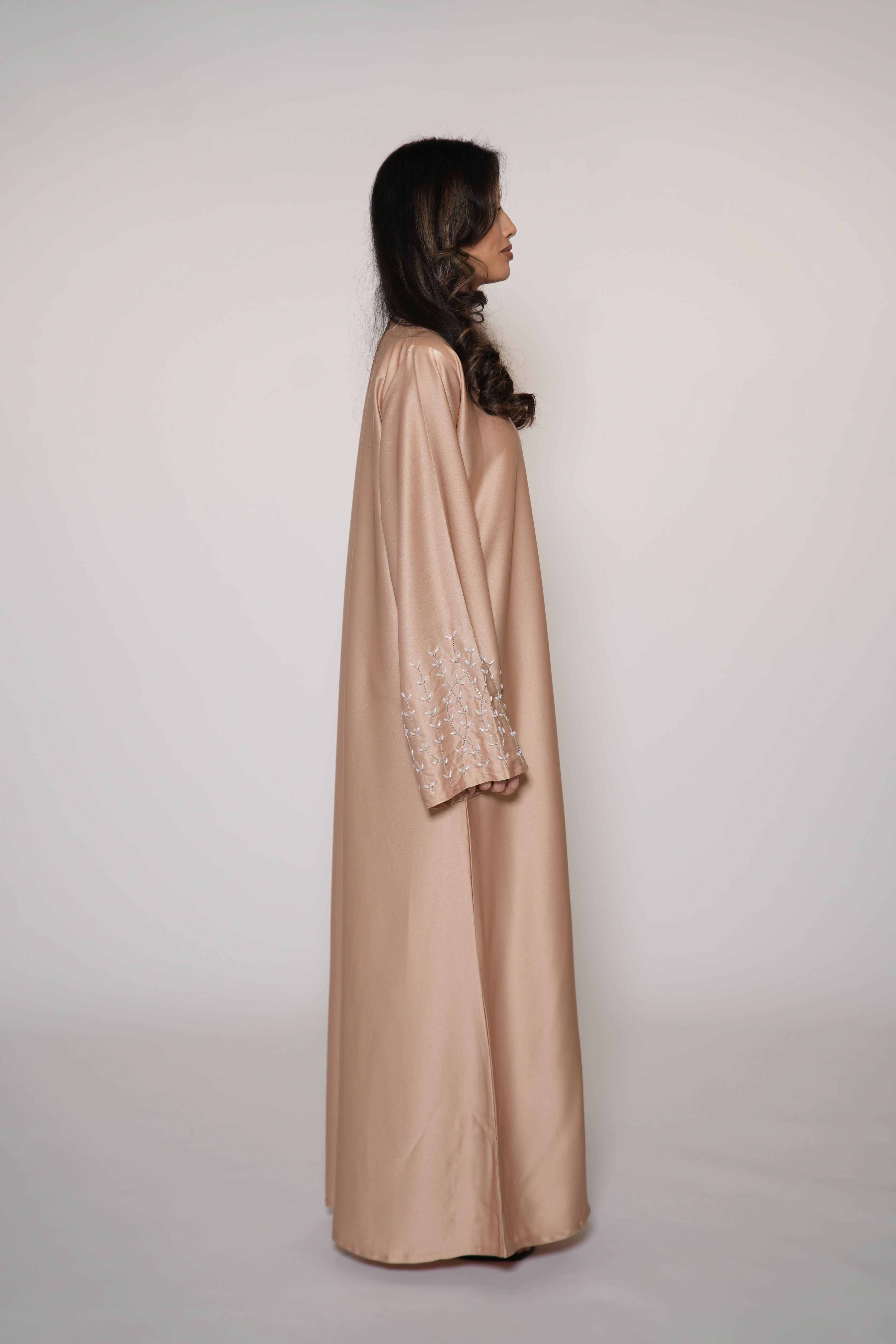 Mira Abaya - light orange - Losyana.Shop