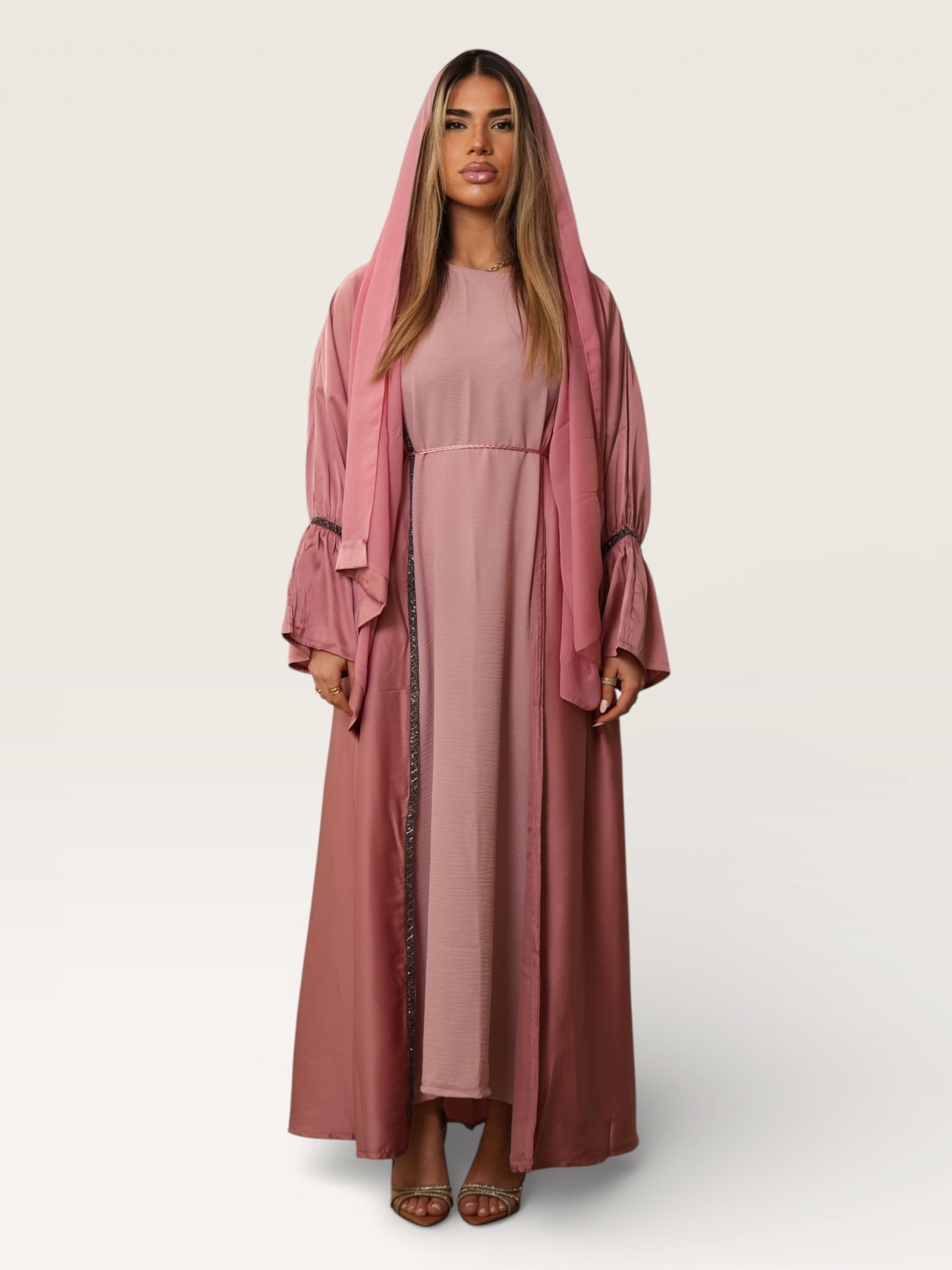 Satin Set - Pink - Losyana.Shop