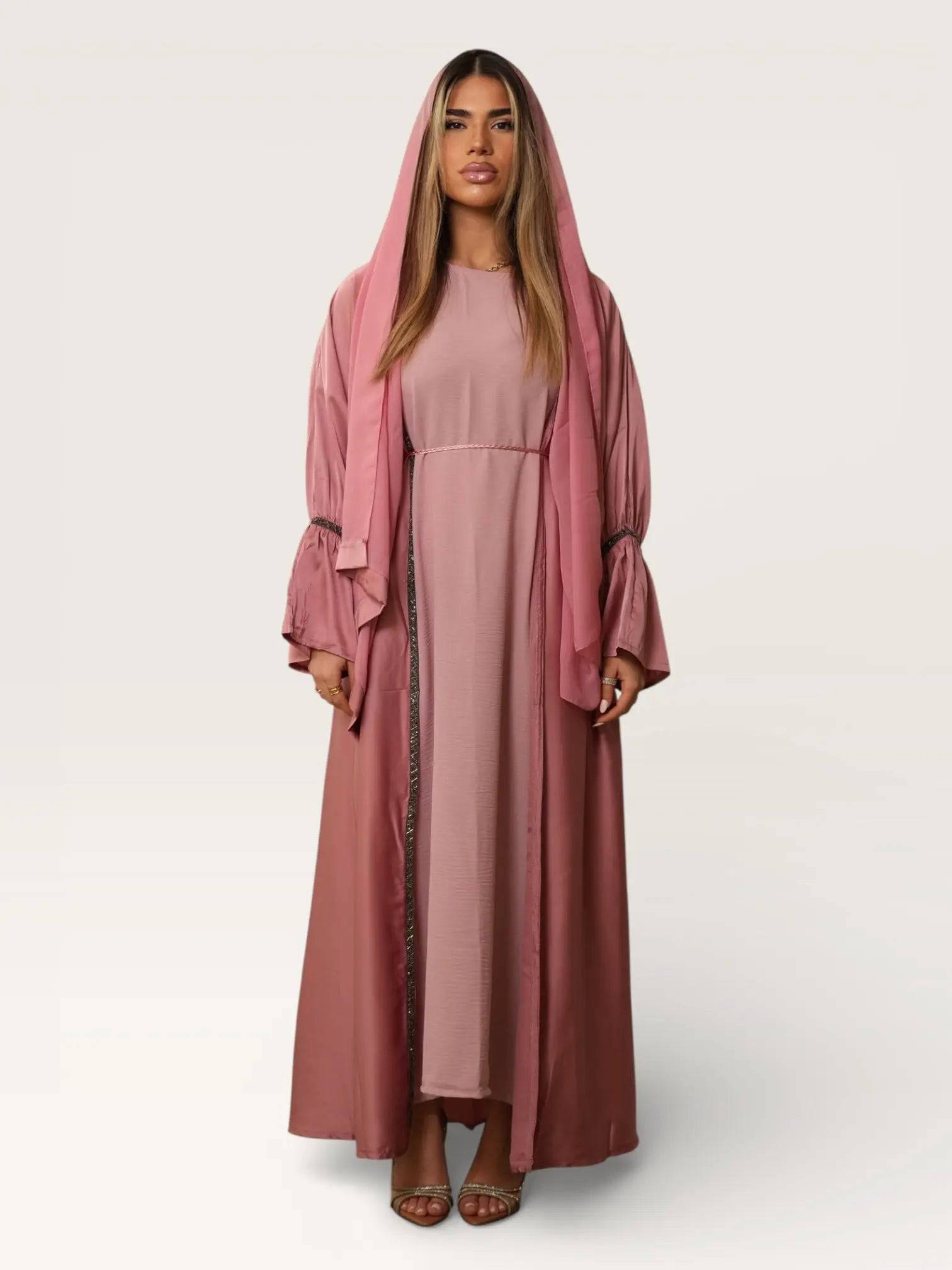 Satin Set - Pink - Losyana.Shop