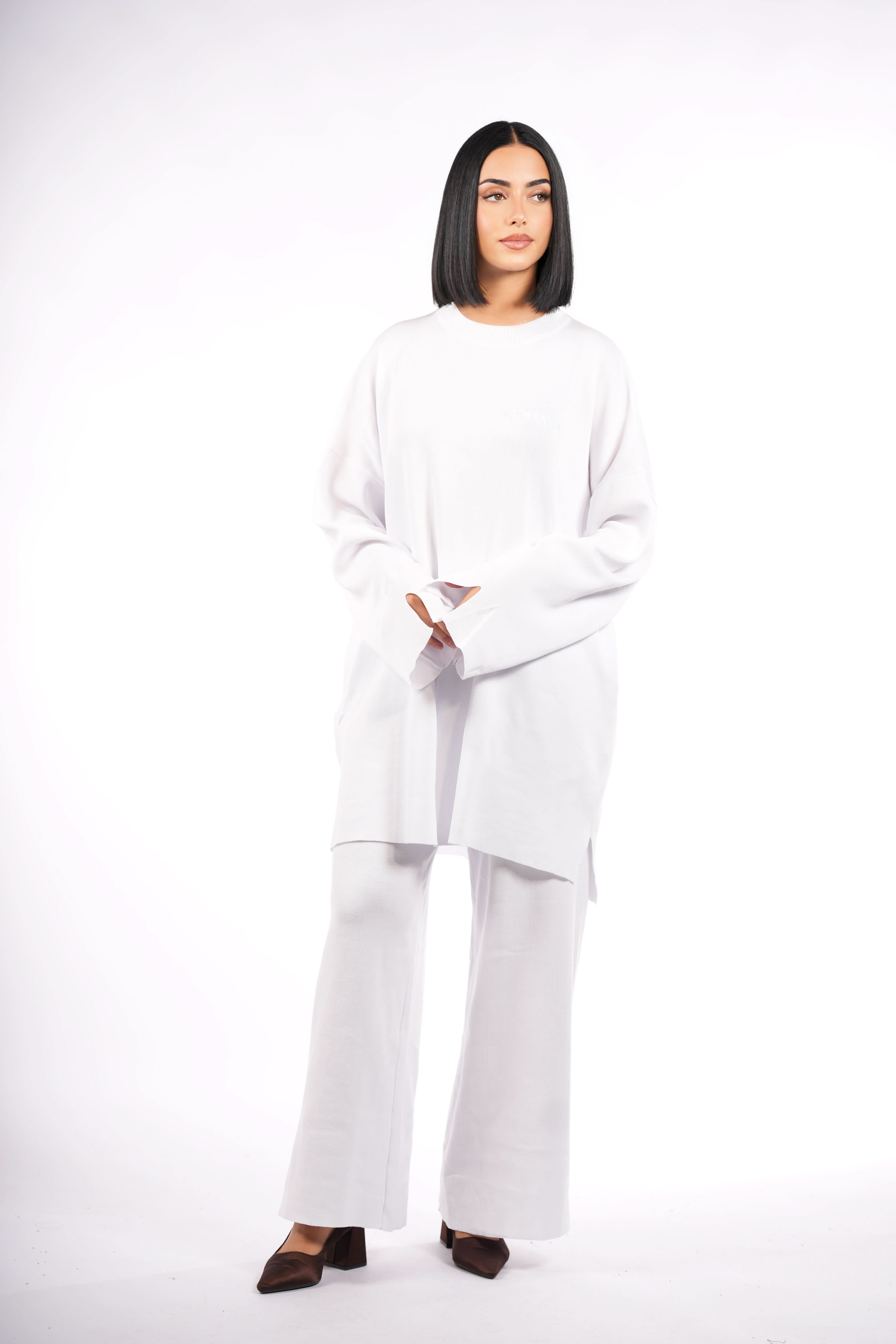 Signature Cotton Set - White - Losyana.Shop