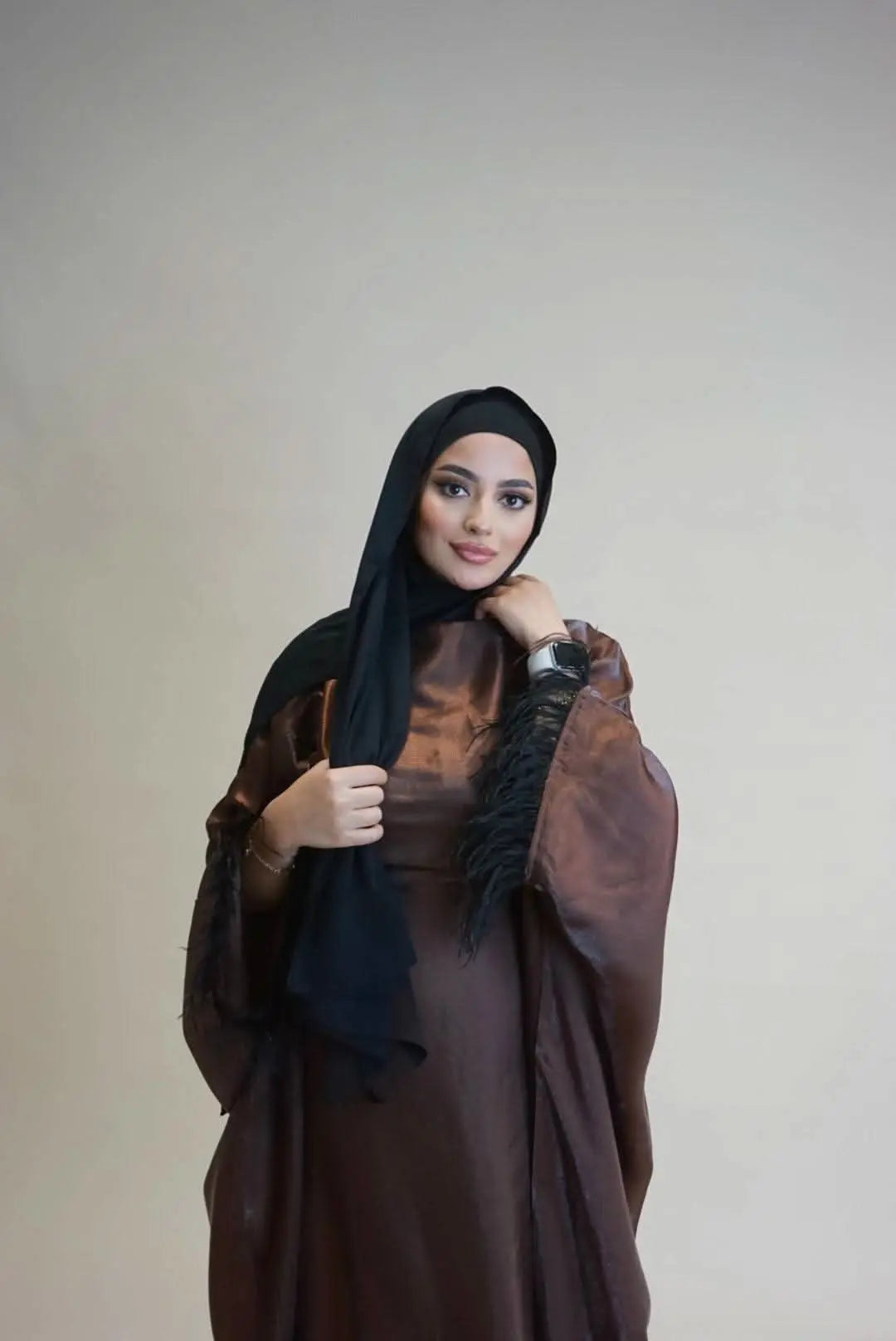 Farasha Abaya - brown - Losyana.Shop