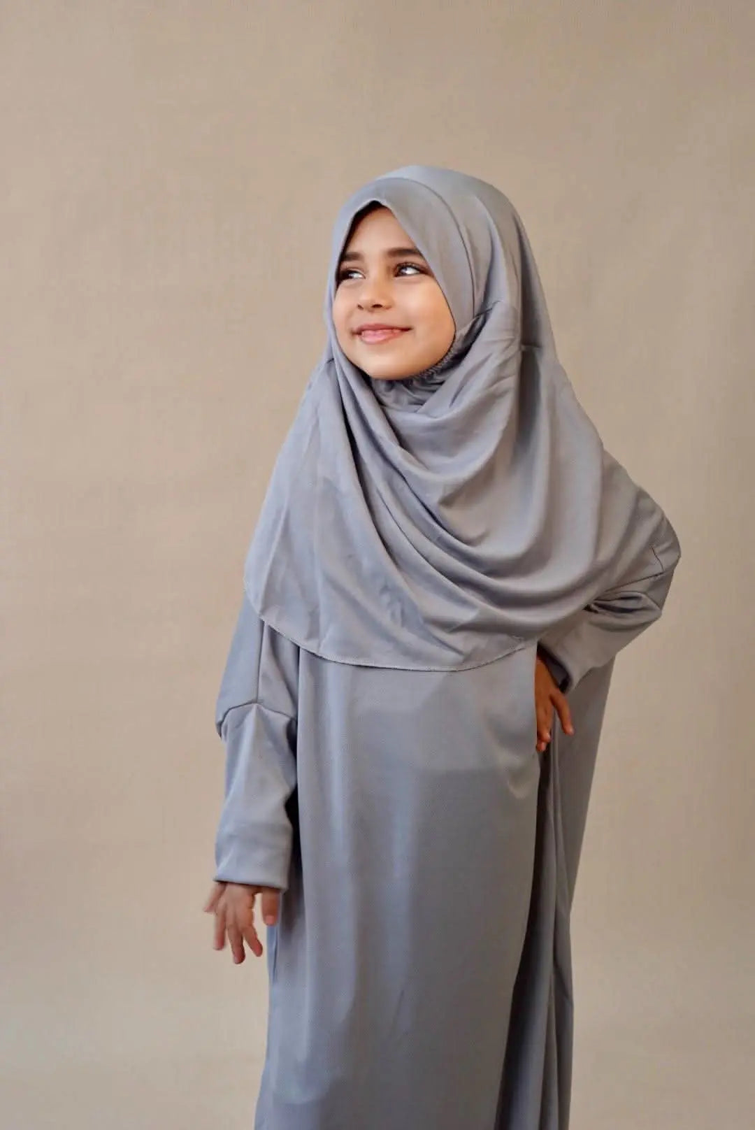 Kinder Gebetskleidung Jersey - Grey - Losyana.Shop