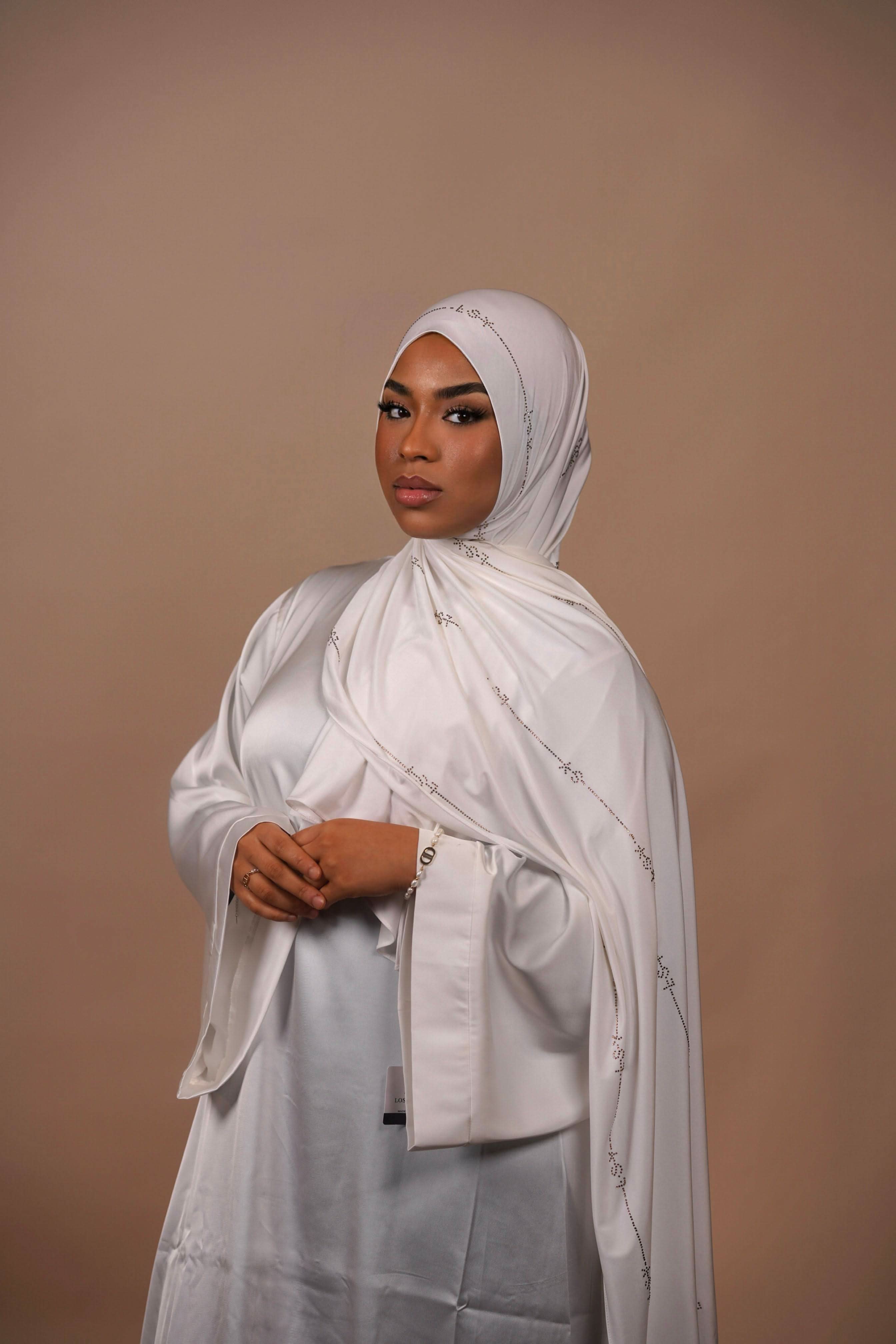 LSY Satin Premium Jersey - white - Losyana.Shop