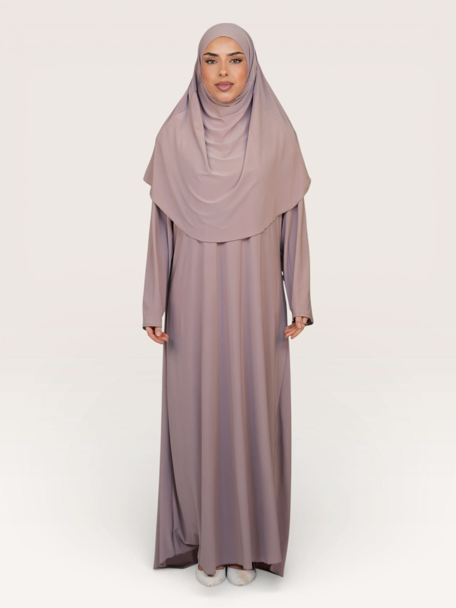 prayer dress premium jersey - almond - Losyana.Shop