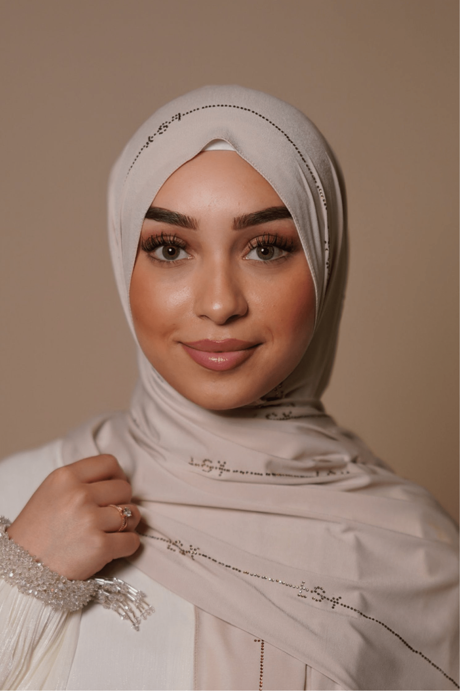 LSY Diamond Premium Jersey - light beige - Losyana.Shop