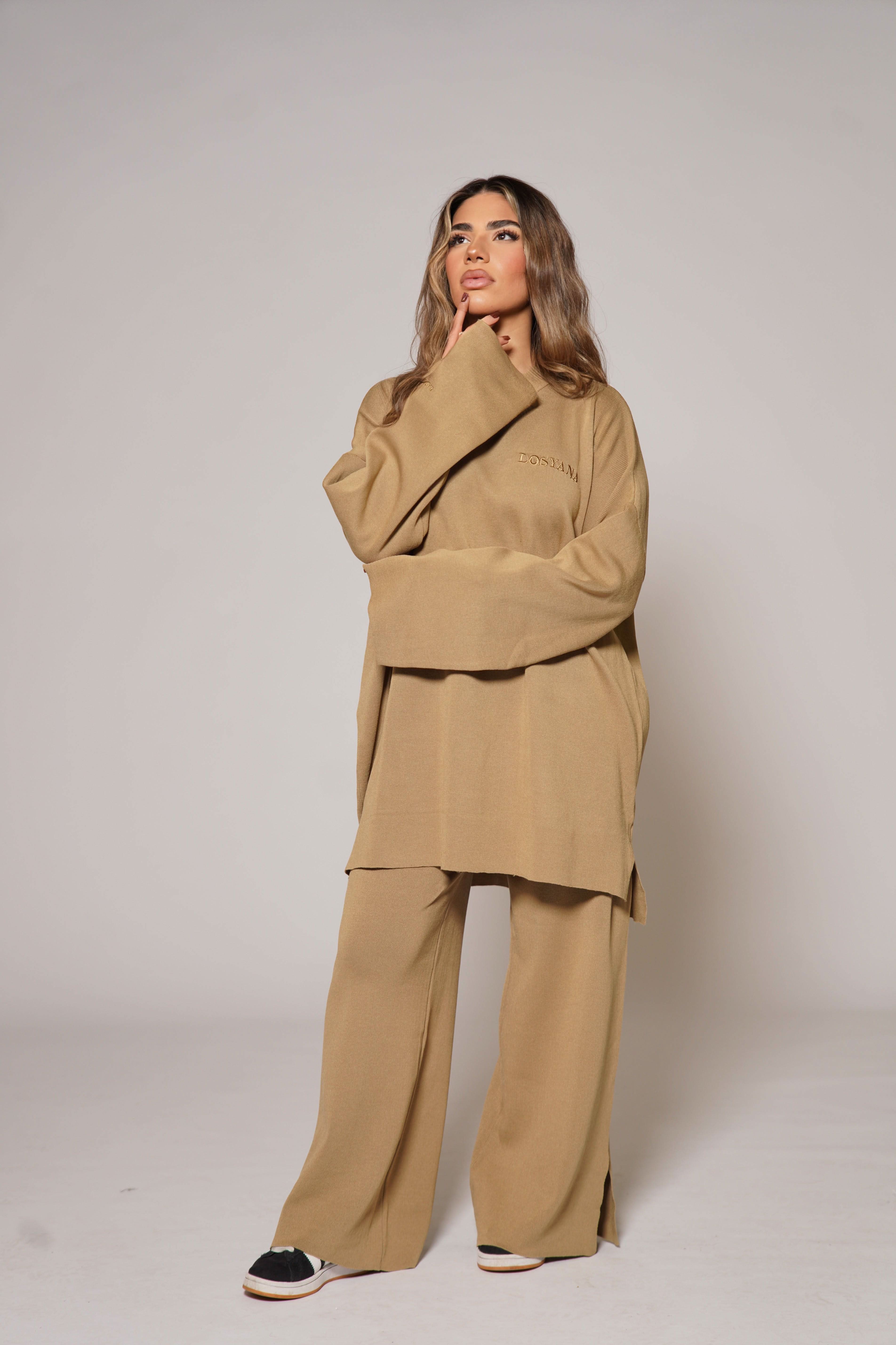 Signature Cotton Set - Khaki - Losyana.Shop