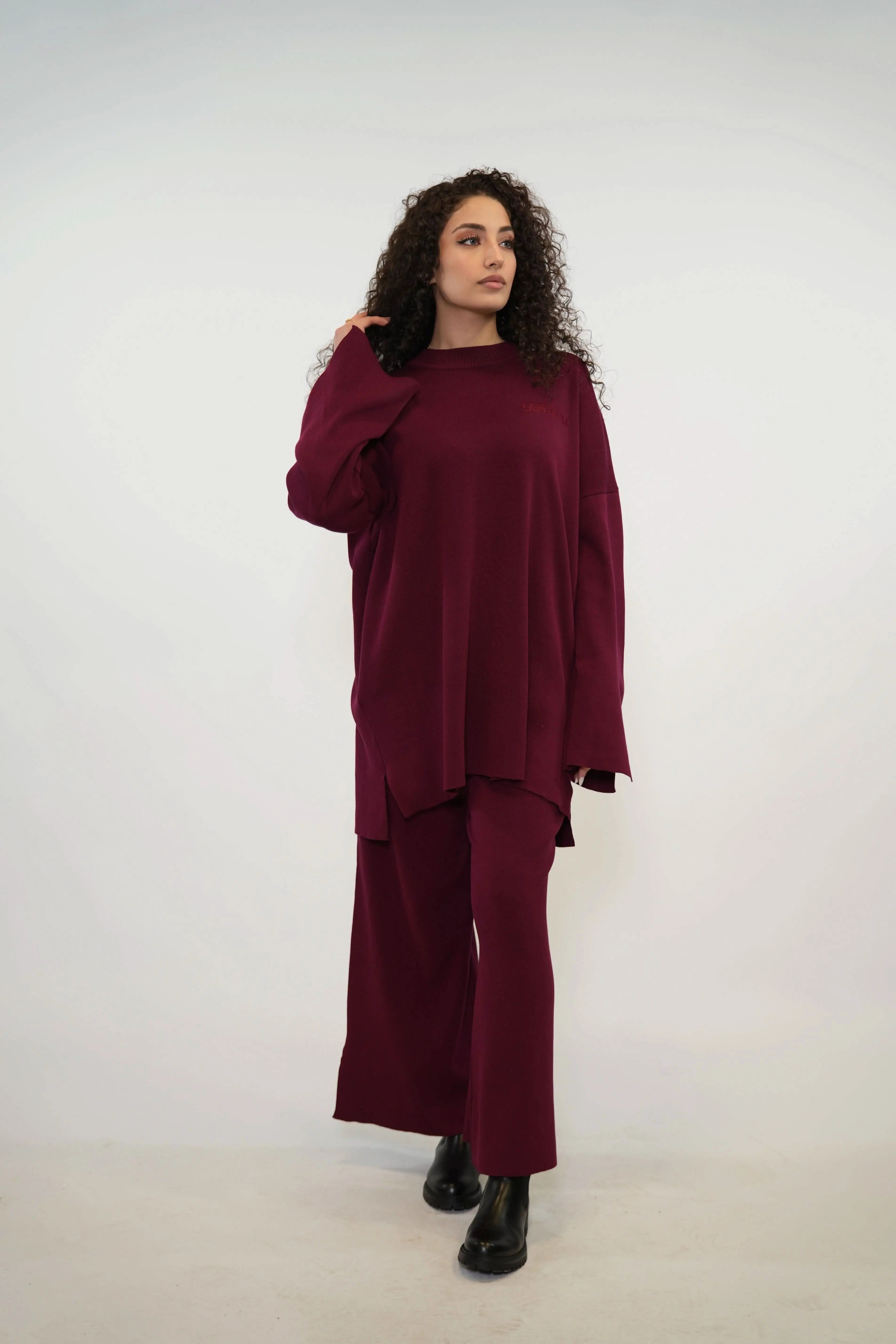 Signature Cotton Set - Bordeaux - Losyana.Shop