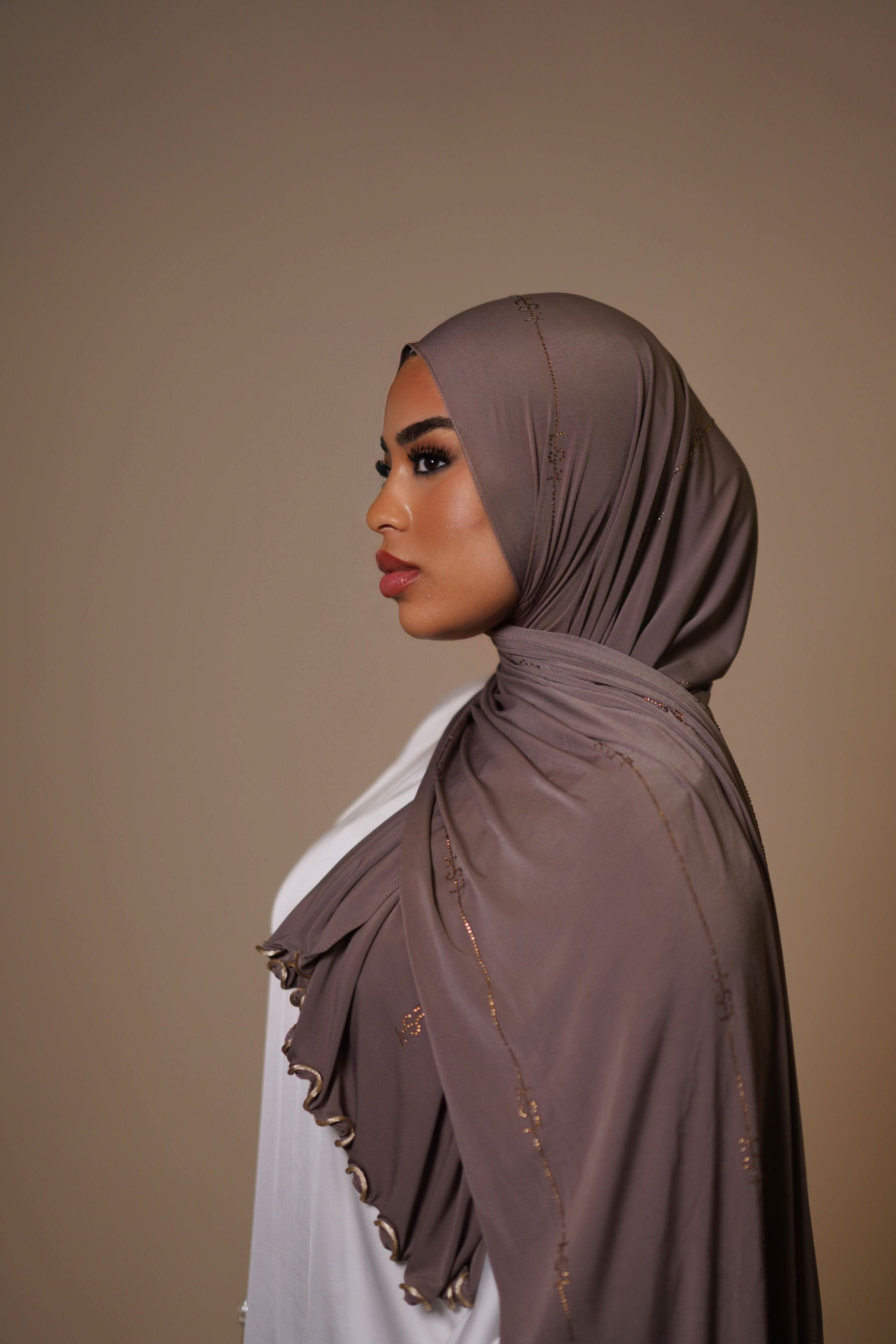 LSY Diamond Premium Jersey - mocca brown - Losyana.Shop