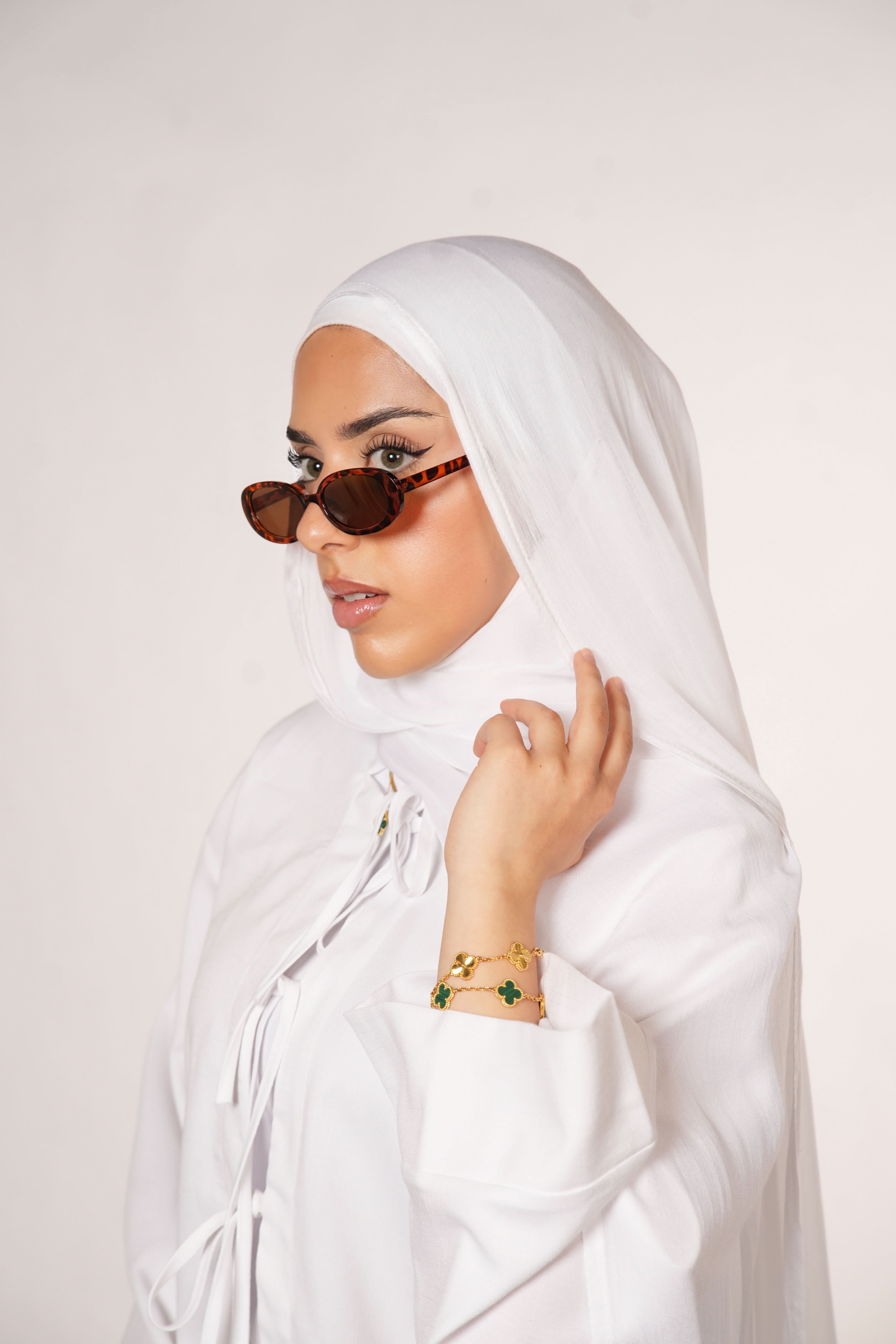 MODAL HIJAB - WHITE - Losyana.Shop