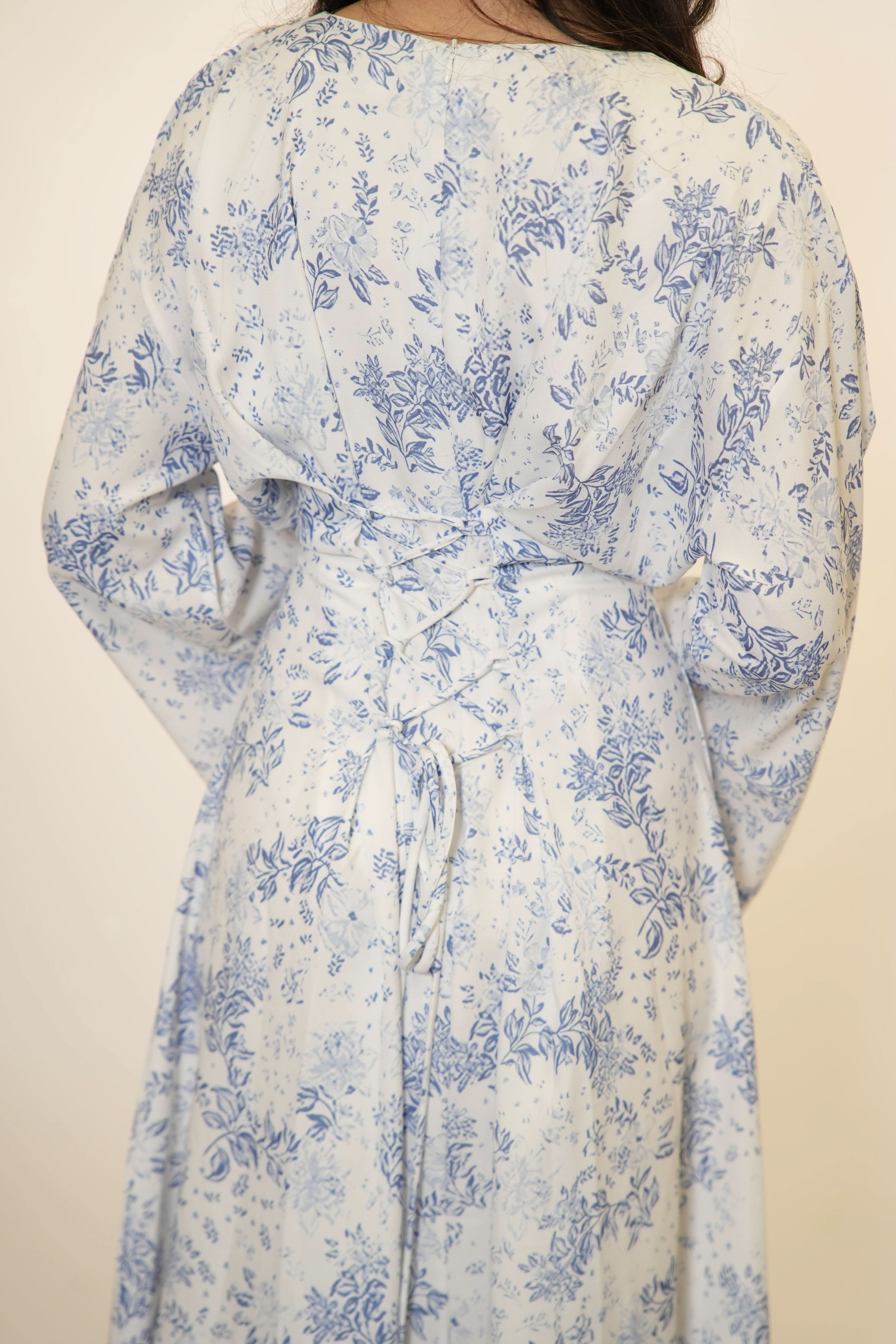 LA BALLEZA CORSET DRESS - AMALFI GARDEN - Losyana.Shop