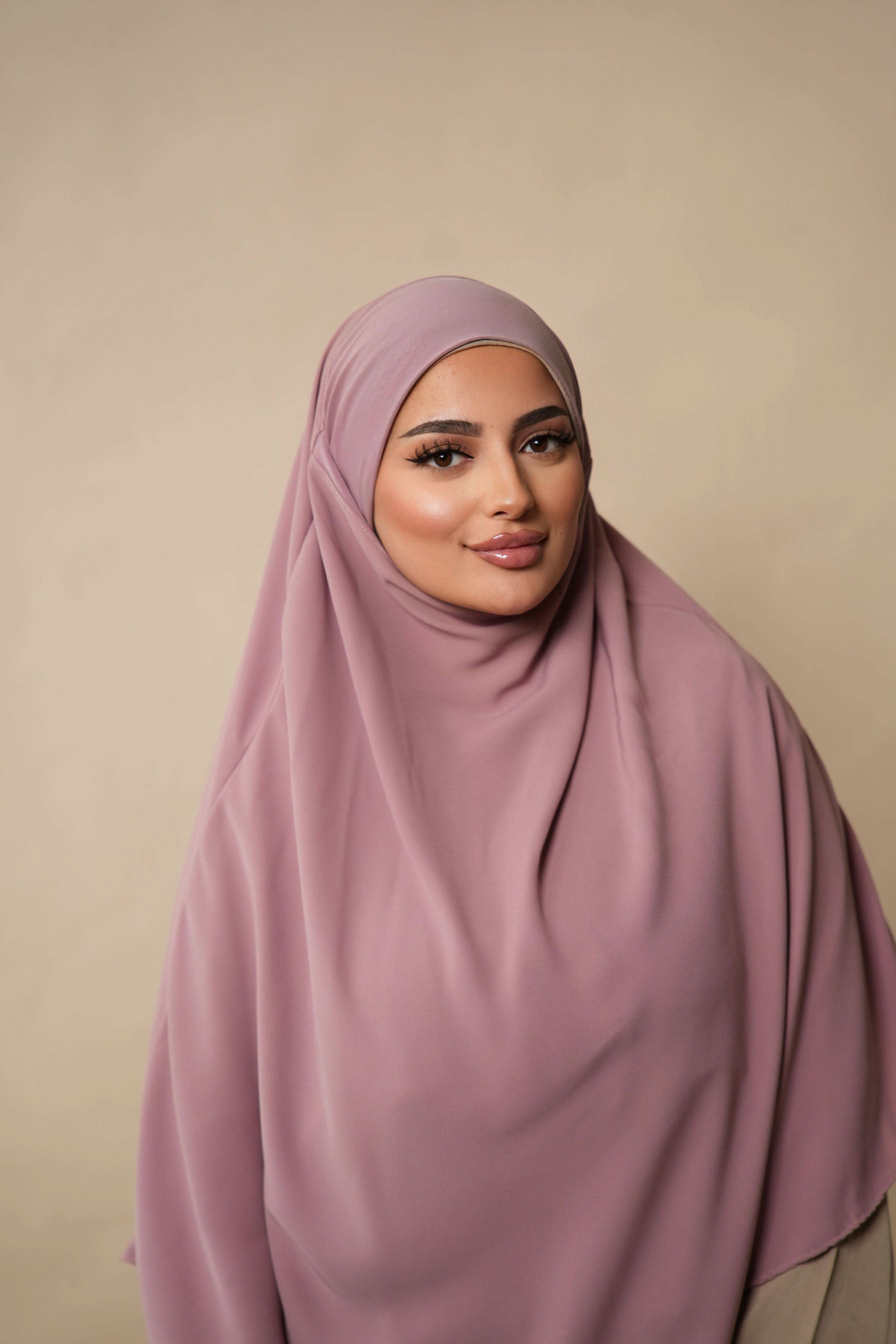 Short Khimar - dusty pink - Losyana.Shop