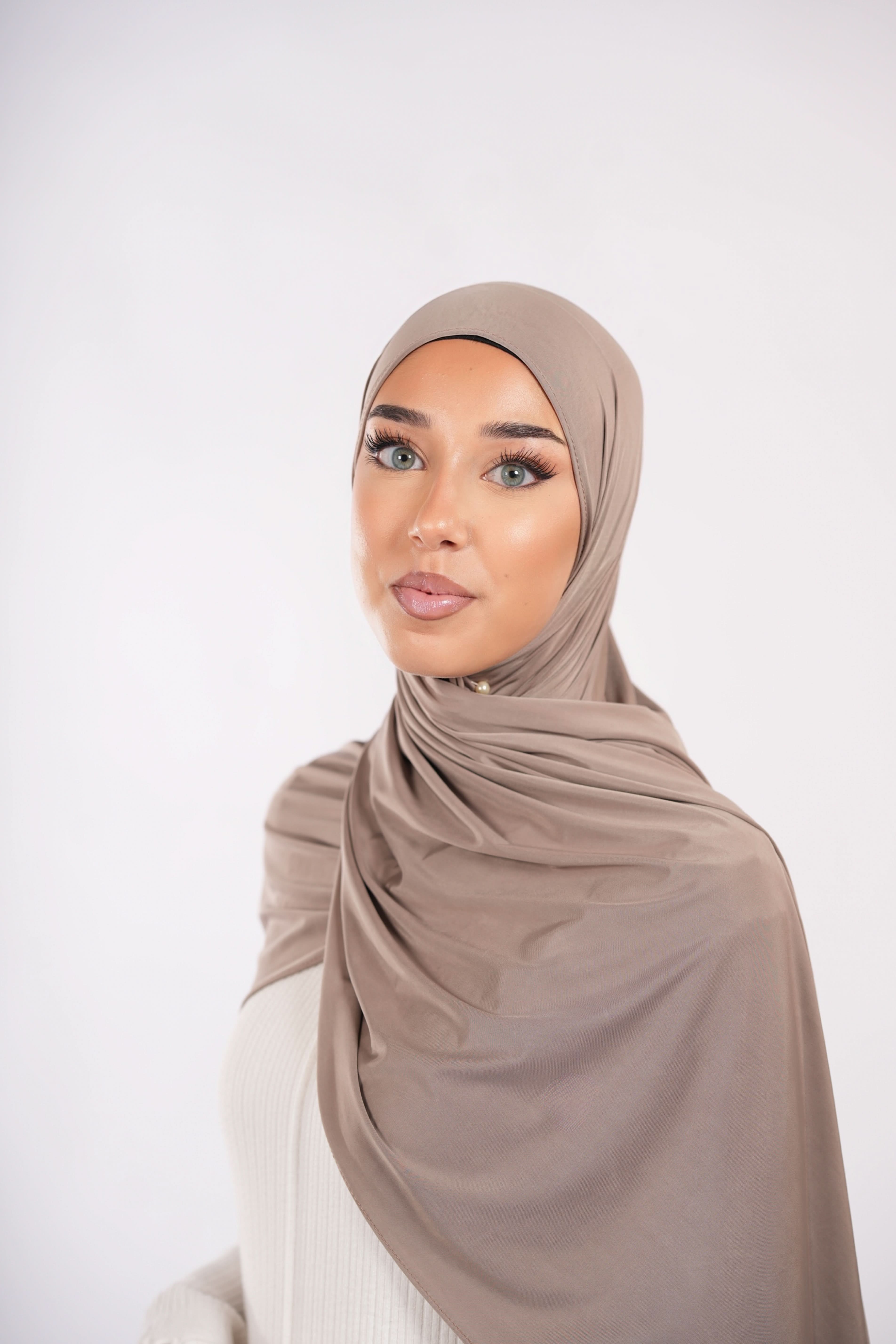 Liquid Jersey - Dark beige - Losyana.Shop