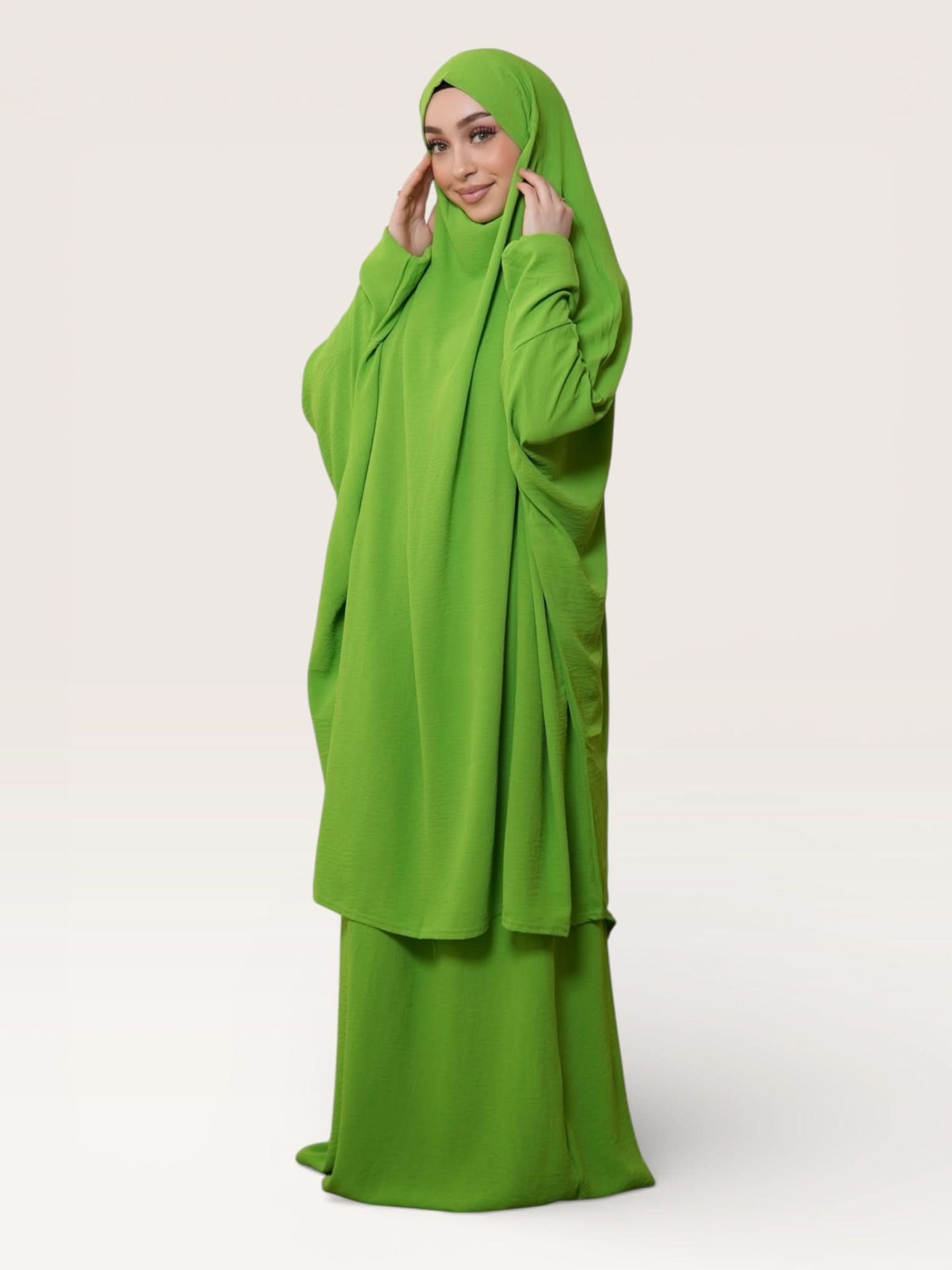 jazz jilbab - green - Losyana.Shop