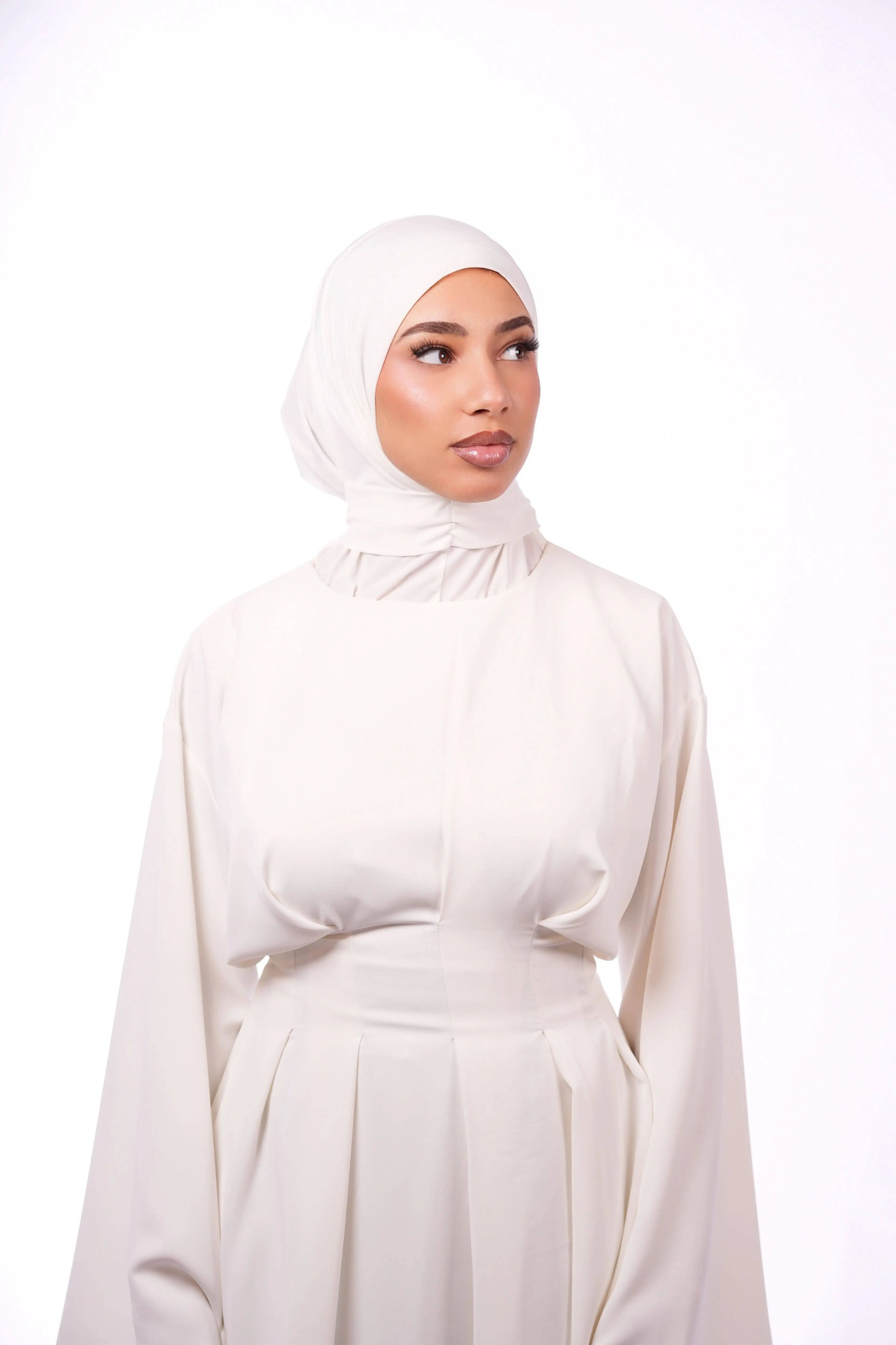 Instant Hijab - white Losyana.Shop